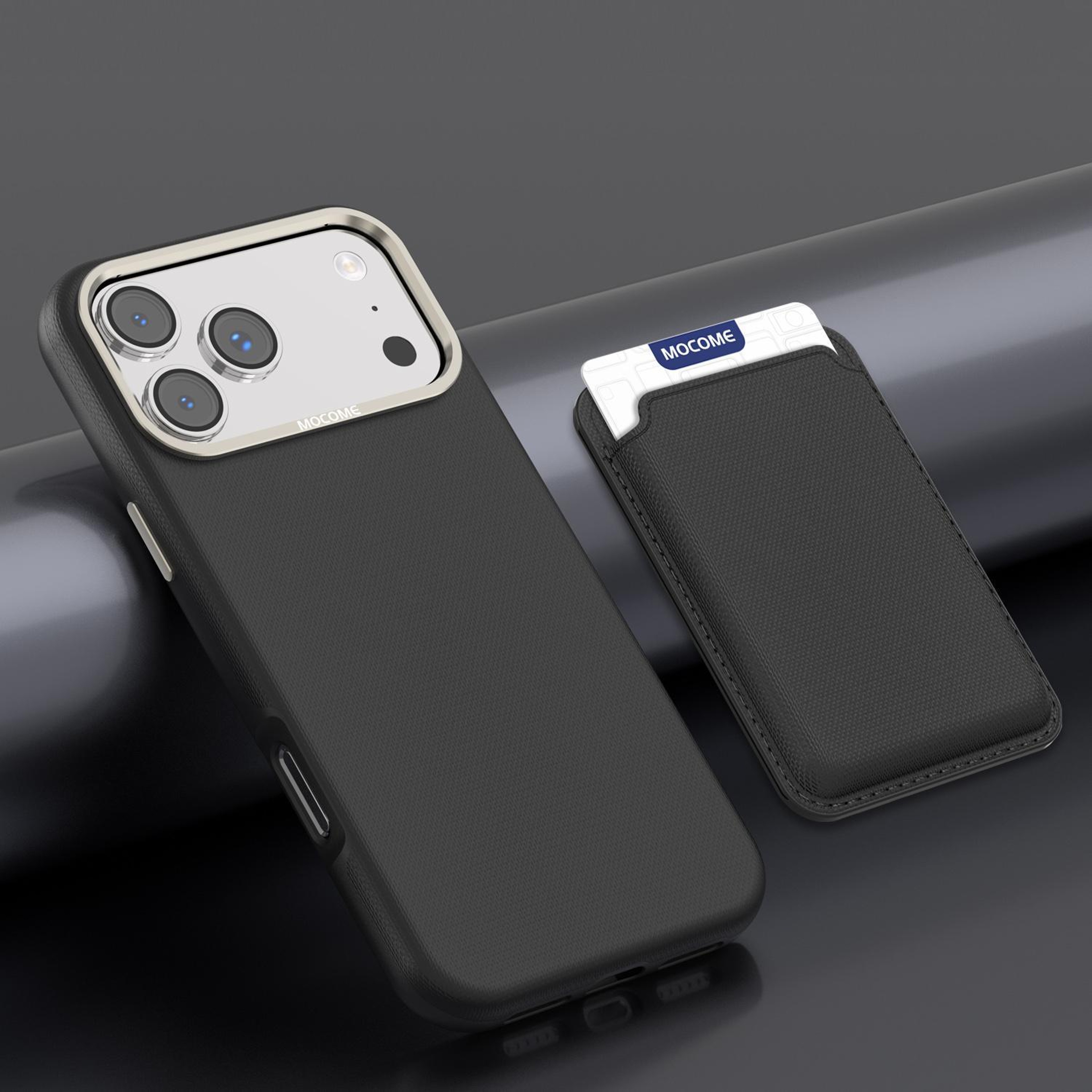 IPhone 18 Pro Max Magnetic Phone Case With Detachable 3Card Holder 7