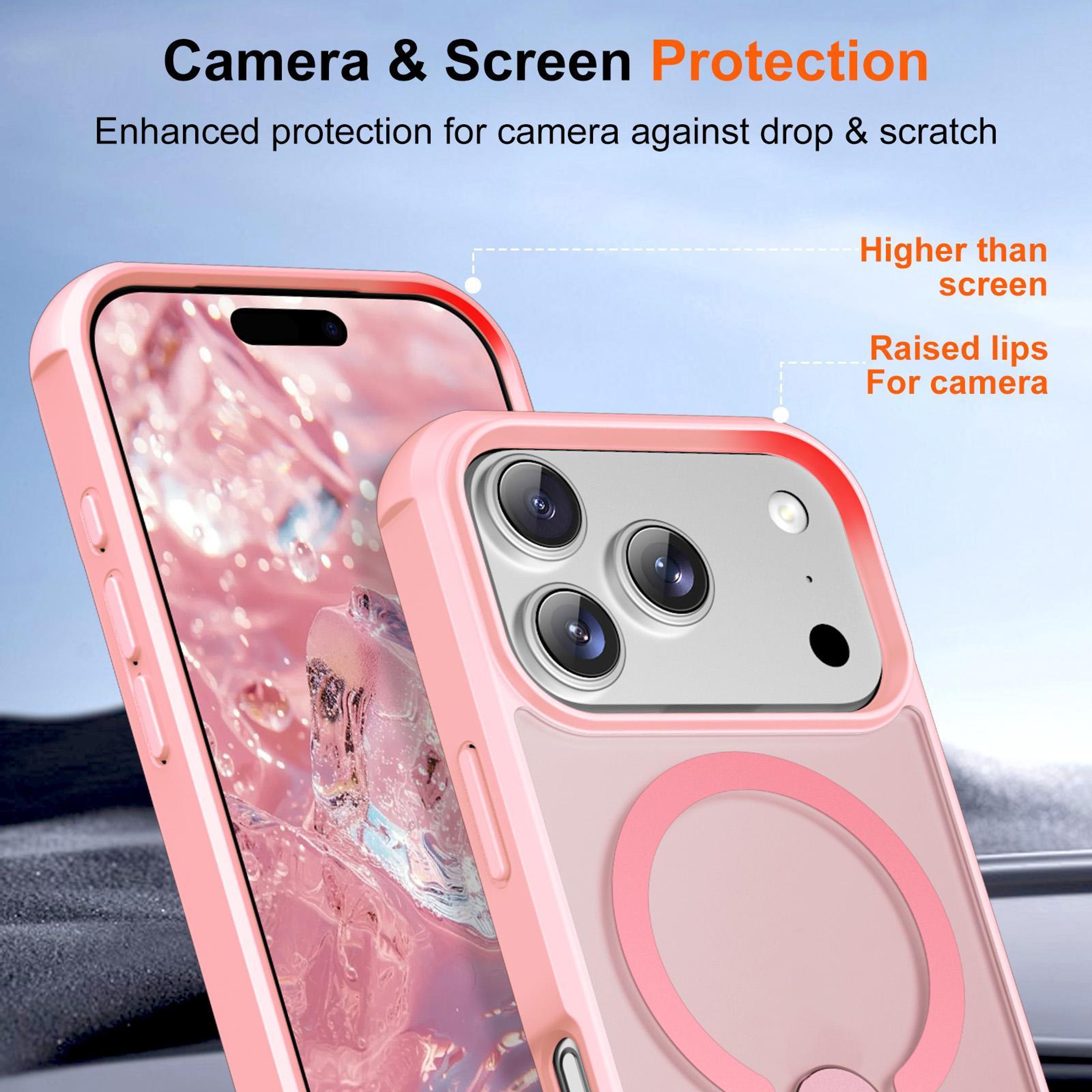 IPhone 18 Pro Max MagSafe Compatible Case With BuiltIn Kickstand 4