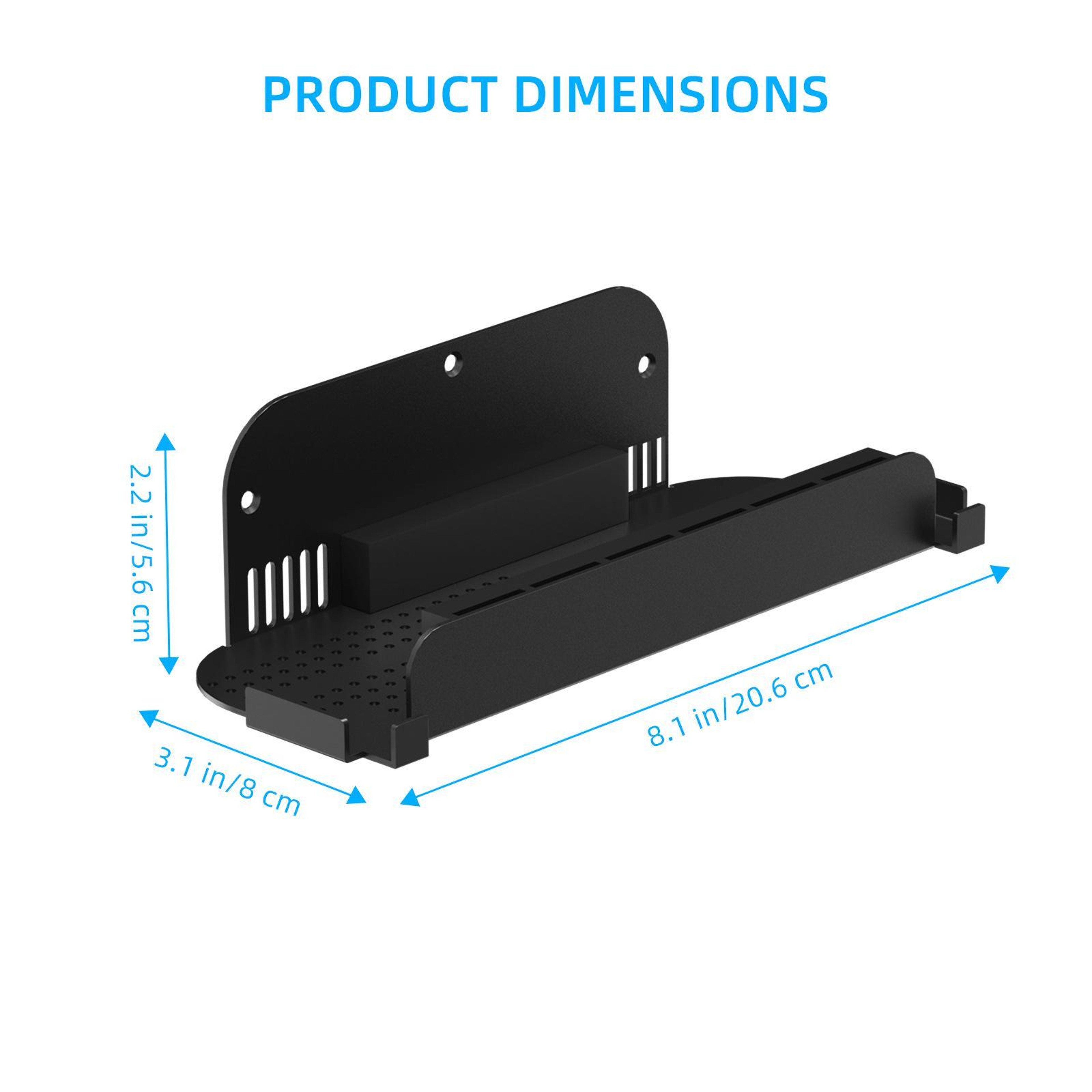 Wall Mount Game Console Holder for Switch 2 Switch and Switch OLED with 6 Game Card Slots – view 5