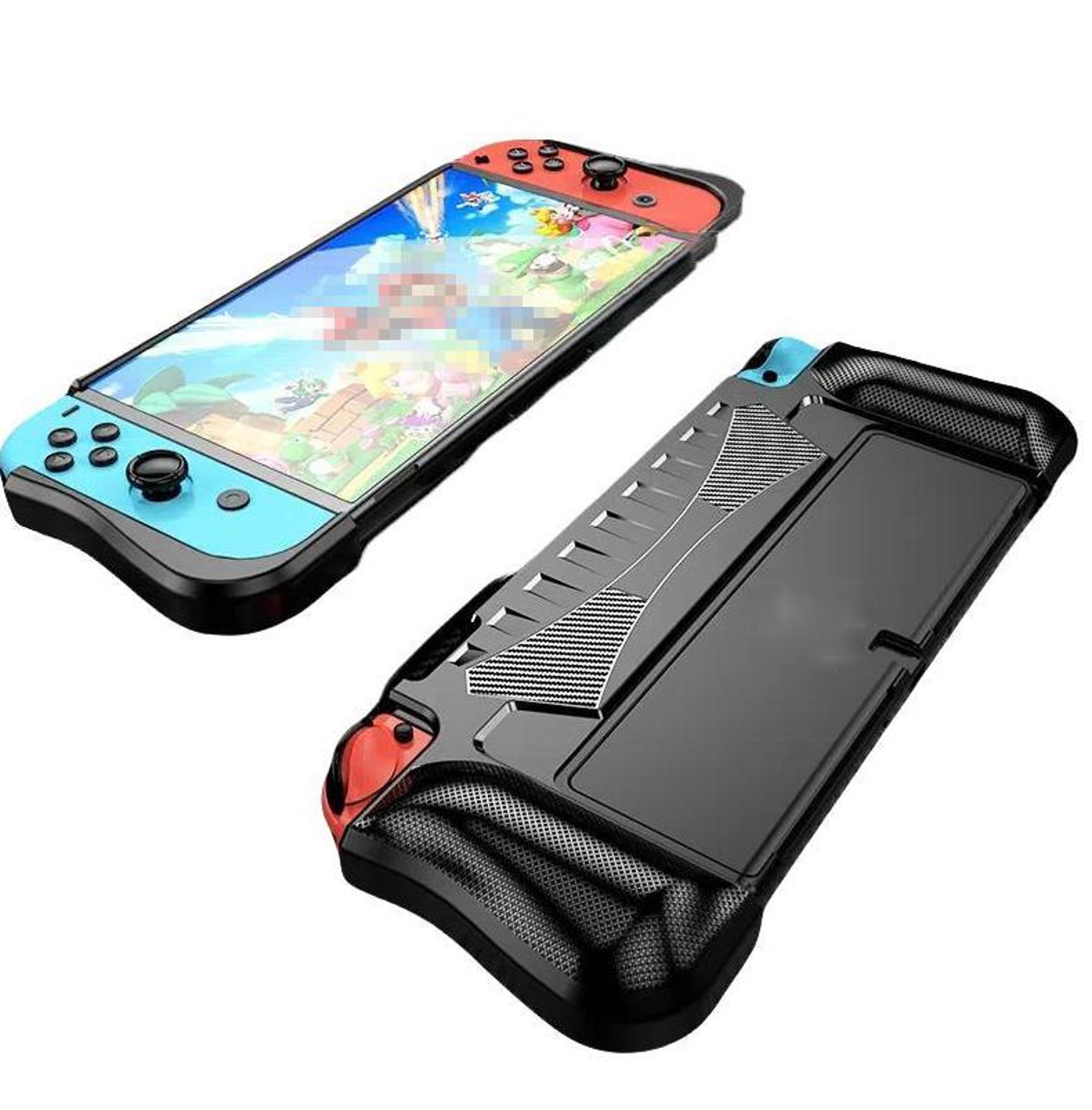 Switch OLED Protective Case with TPU Shell and 2 Game Card Slots – view 12