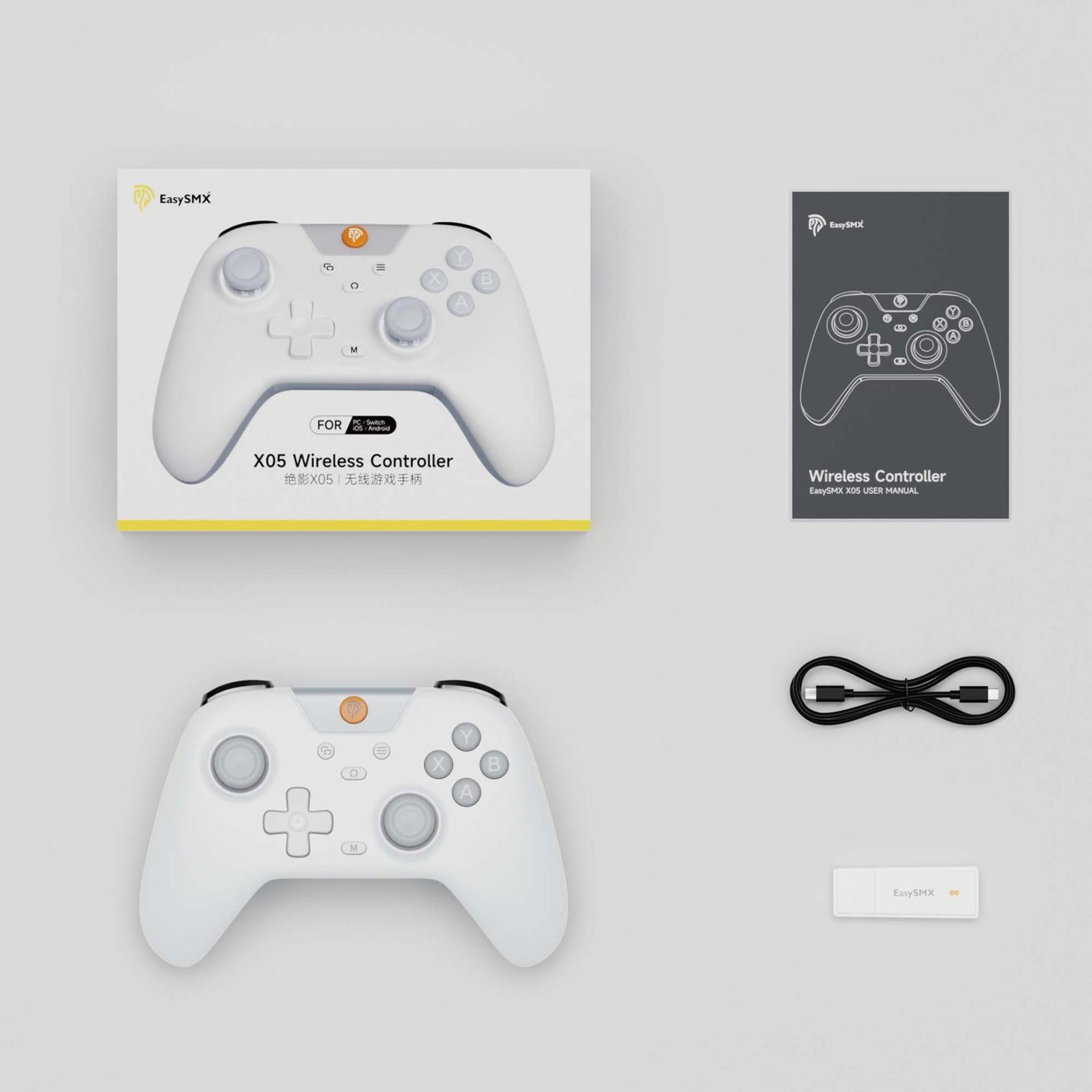 Wireless Game Controller with Hall Effect Joysticks and RGB Lighting – view 7