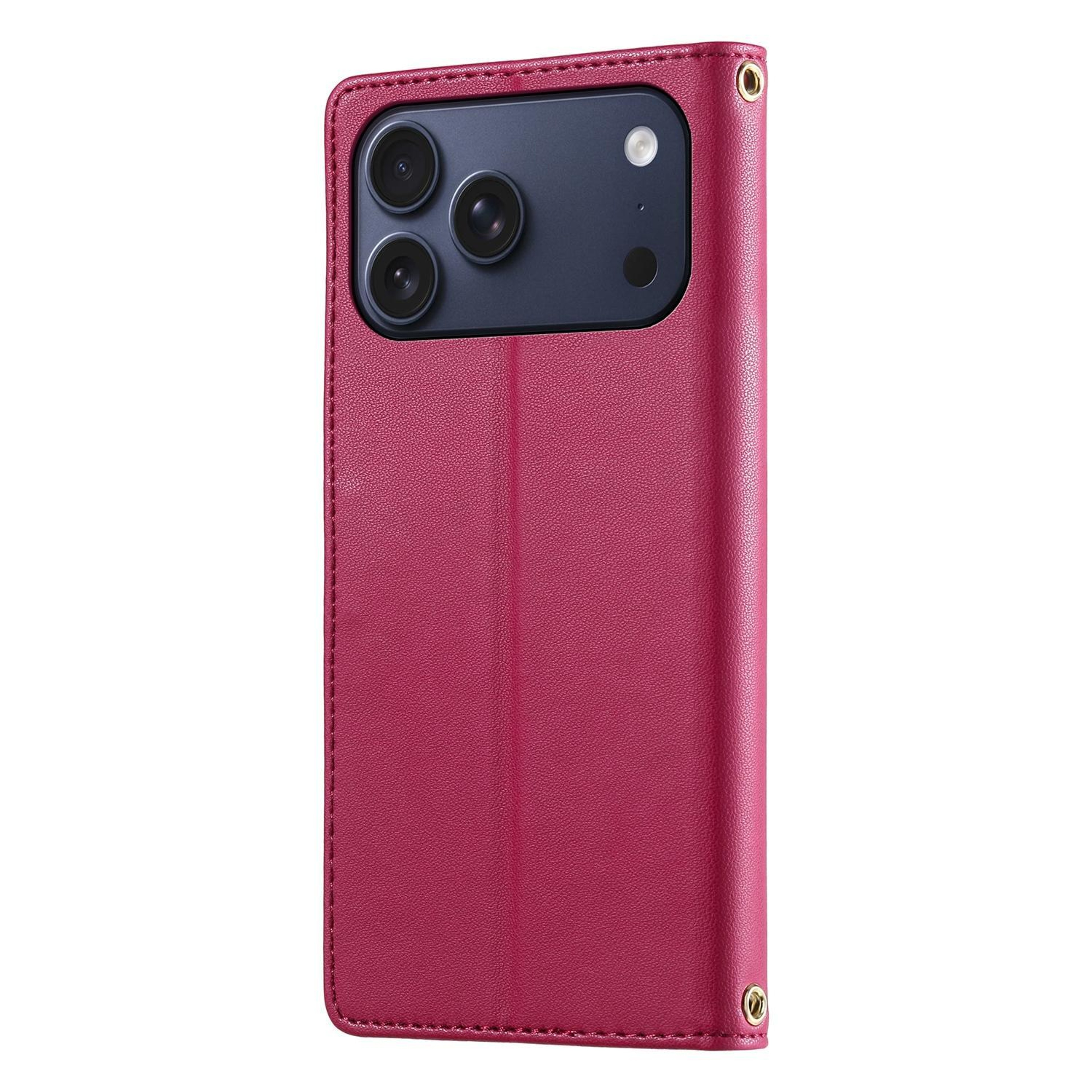 Cute Cats Vegan Leather Wallet Phone Case For IPhone 18 Pro Max With Magnetic Closure And Hand Stra 2