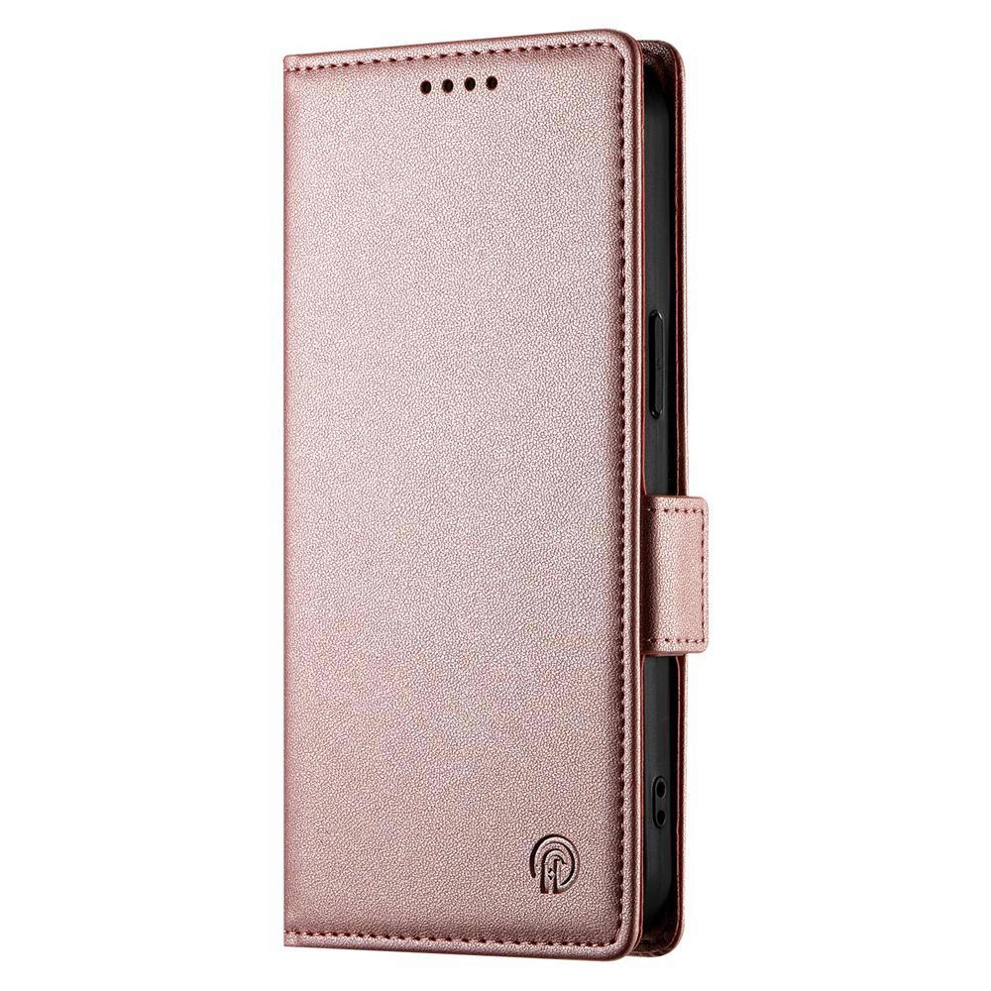 Frosted Leather Flip Phone Case With Card Holder And Strap For IPhone 18 Pro 1