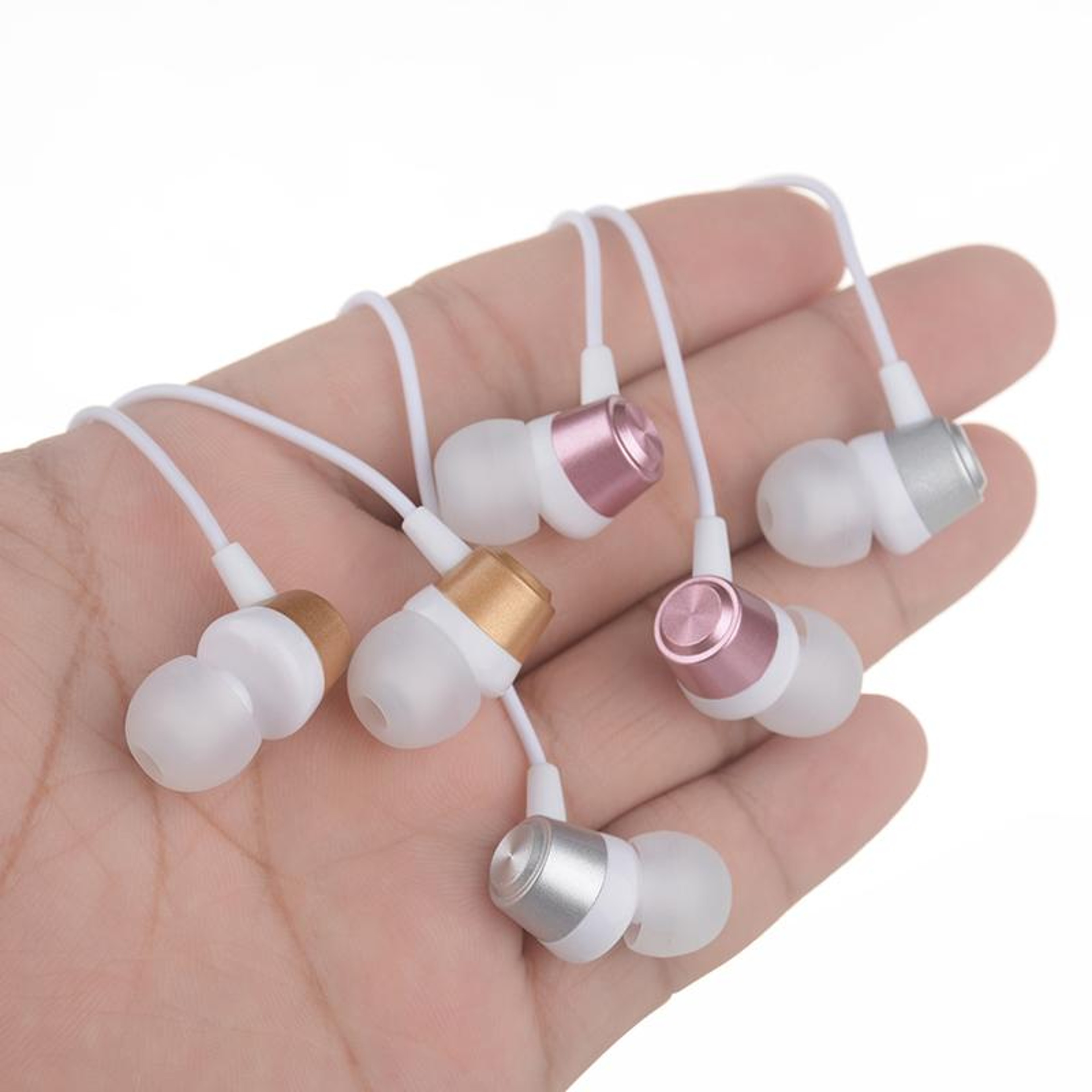 Wired Sport Earphones 3.5mm Super Bass Crack Pattern Earbuds with Microphone – view 2