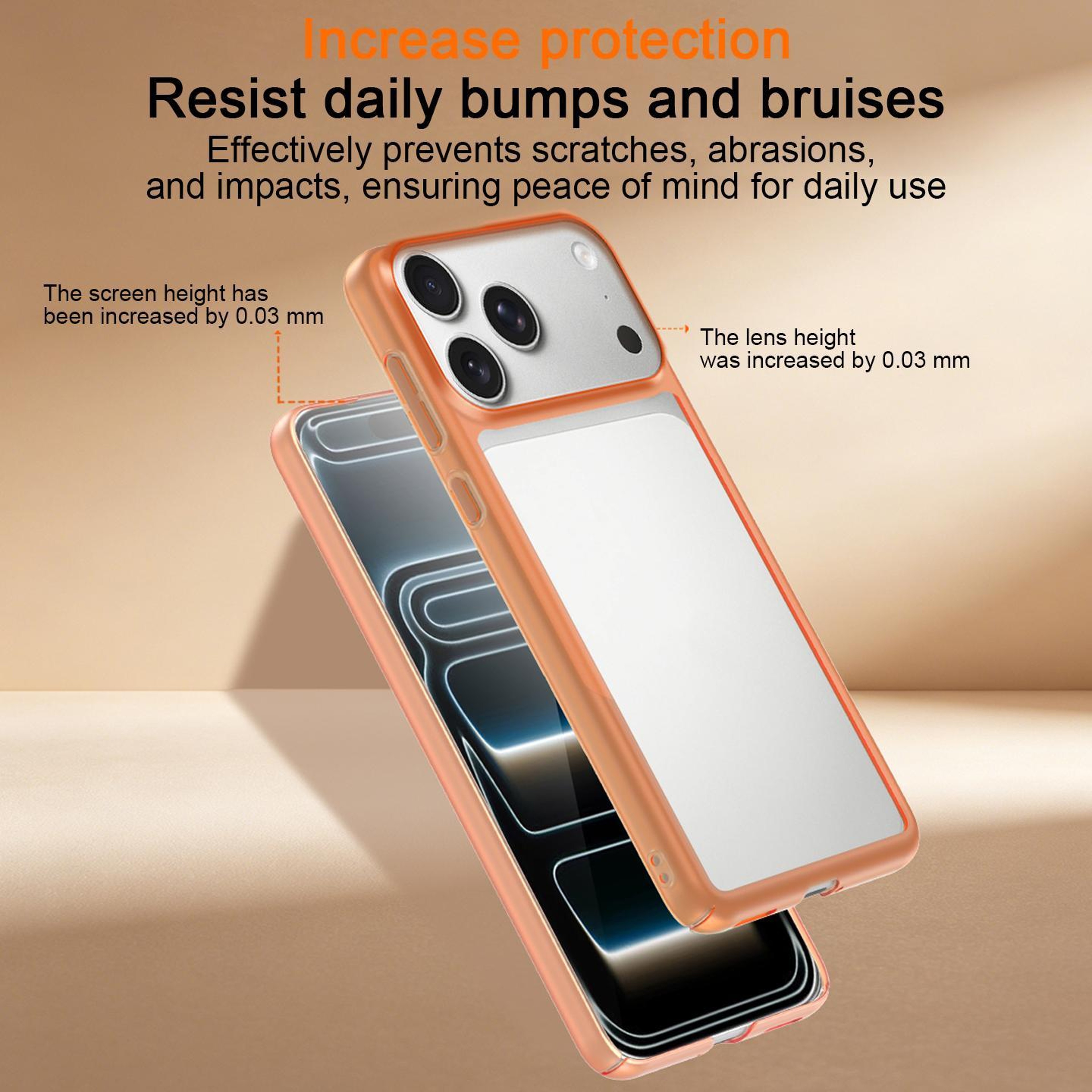 Frosted Slim Heat Dissipation Phone Case Shockproof Protective Cover For IPhone 18 Pro Max 3