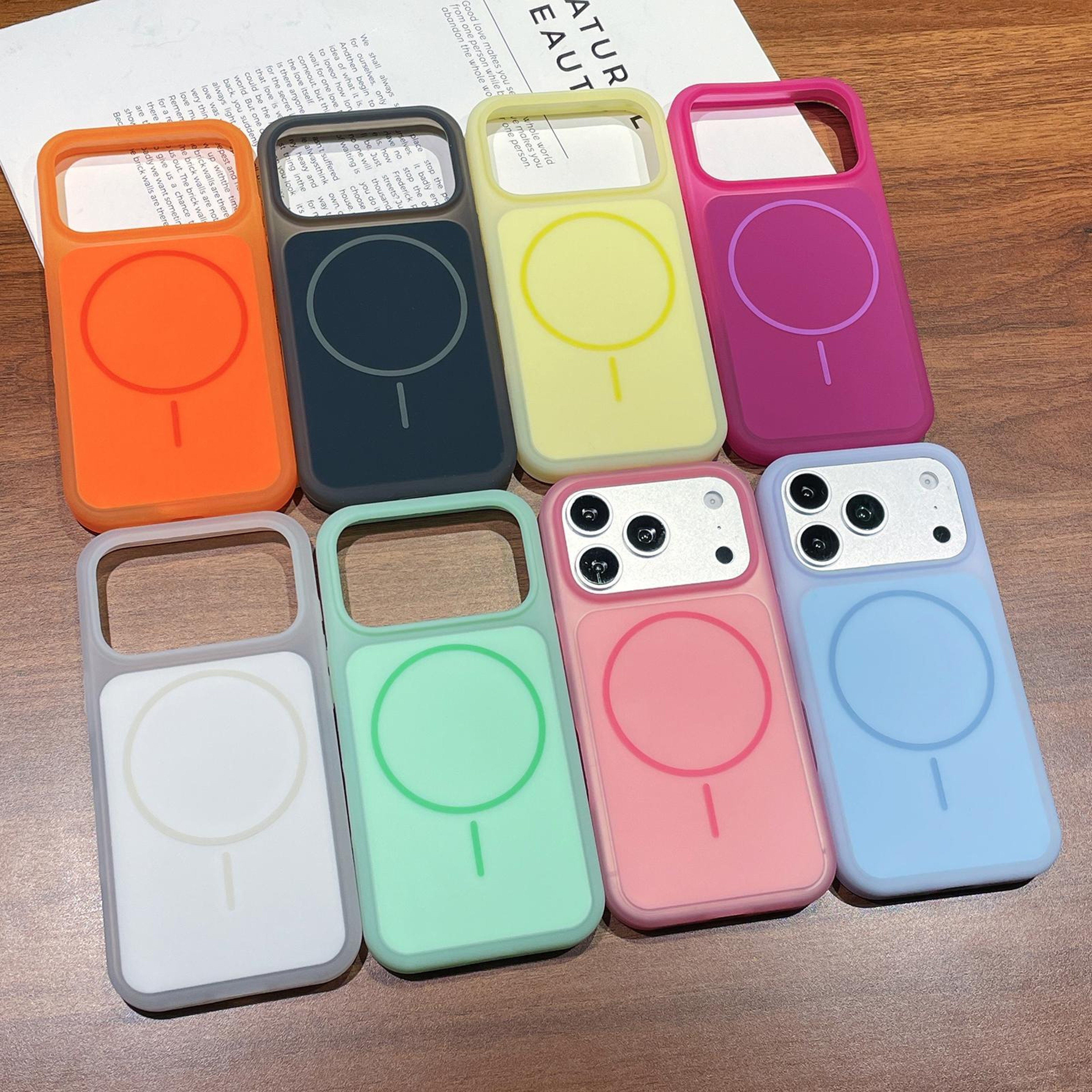 Liquid Silicone Magnetic Phone Case For IPhone 18 Pro Max 1
