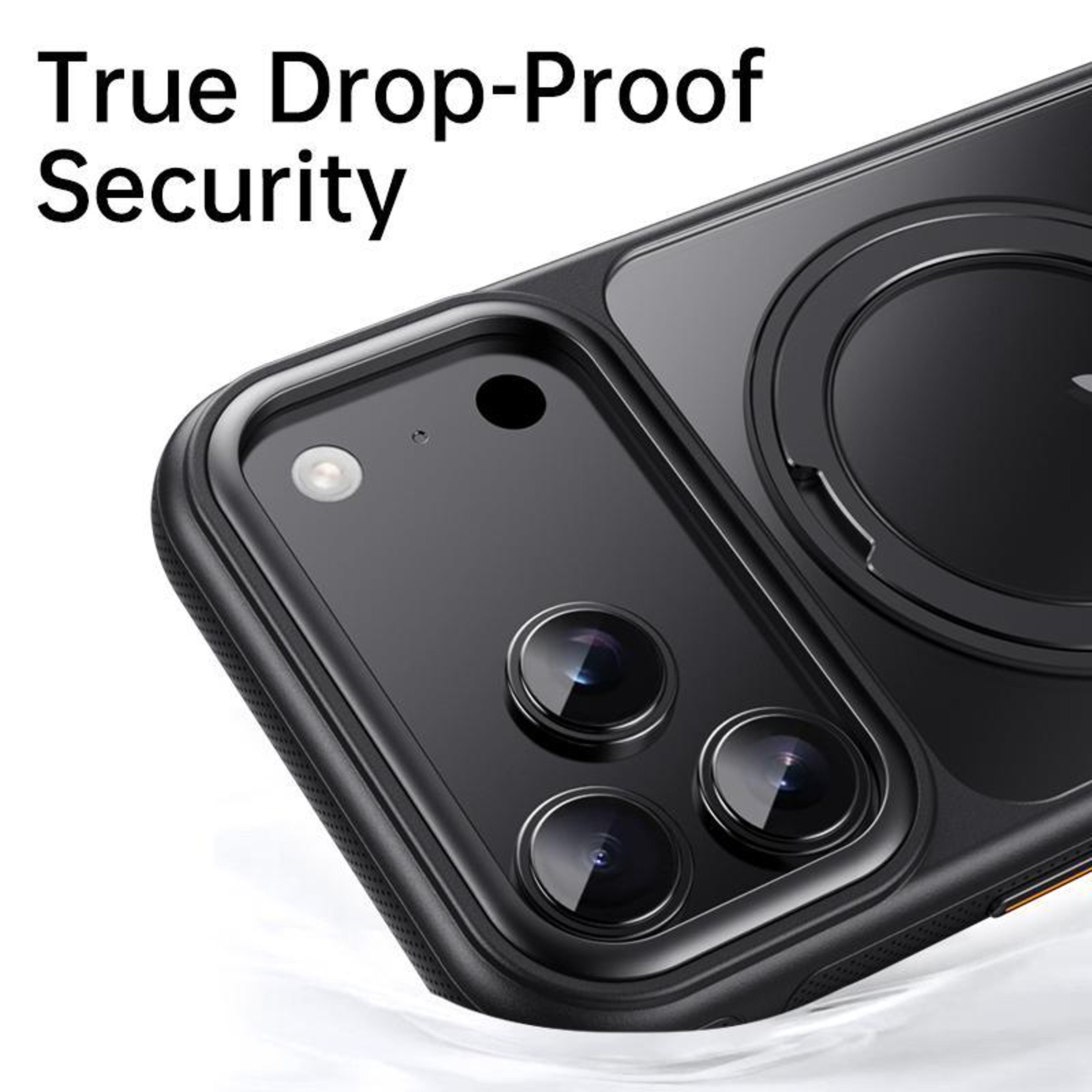 MagSafe Phone Case With 360 Degree Rotating Ring Holder For IPhone 18 Pro Max 5