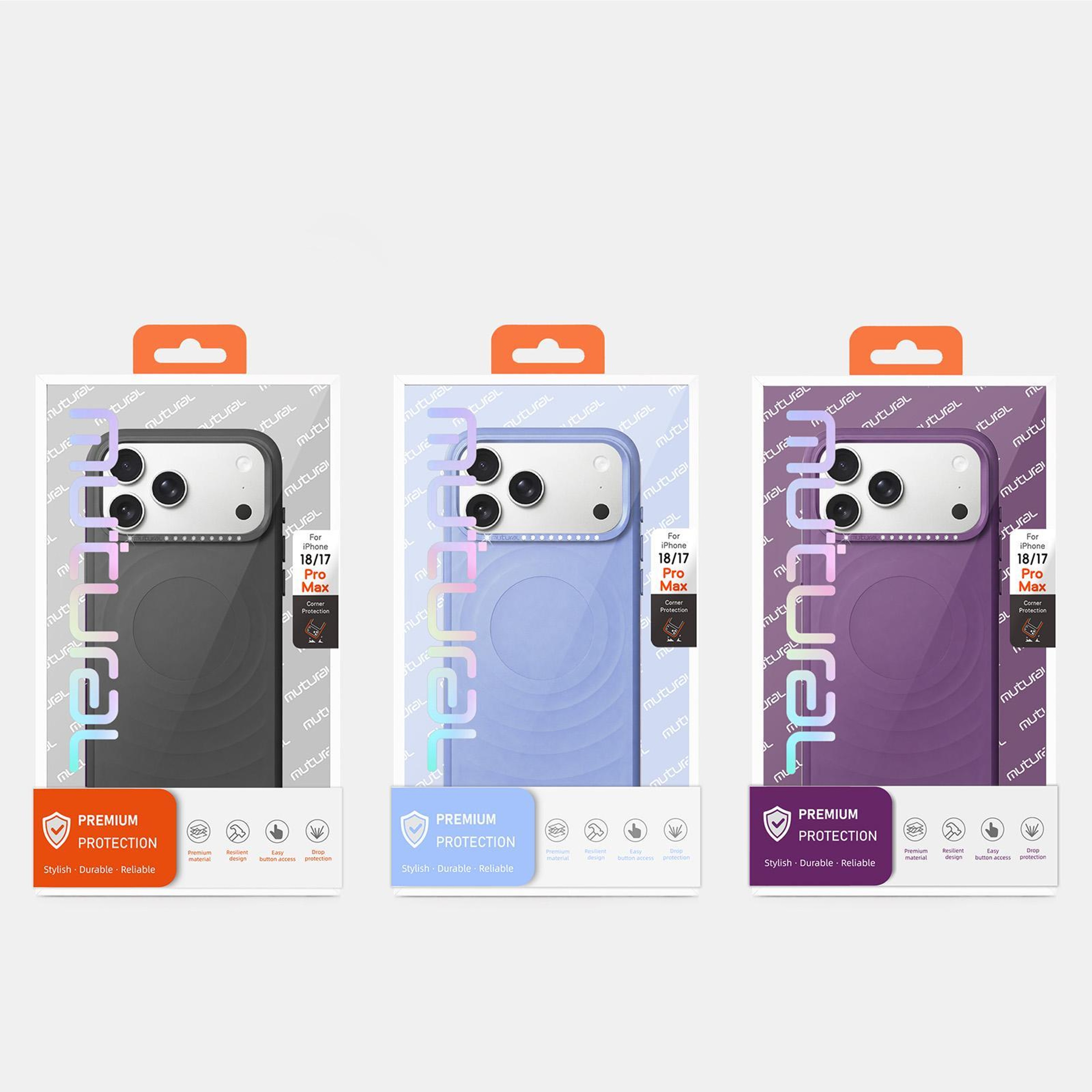 Magnetic Phone Case For IPhone 18 Pro PC TPU Hybrid Cover 6