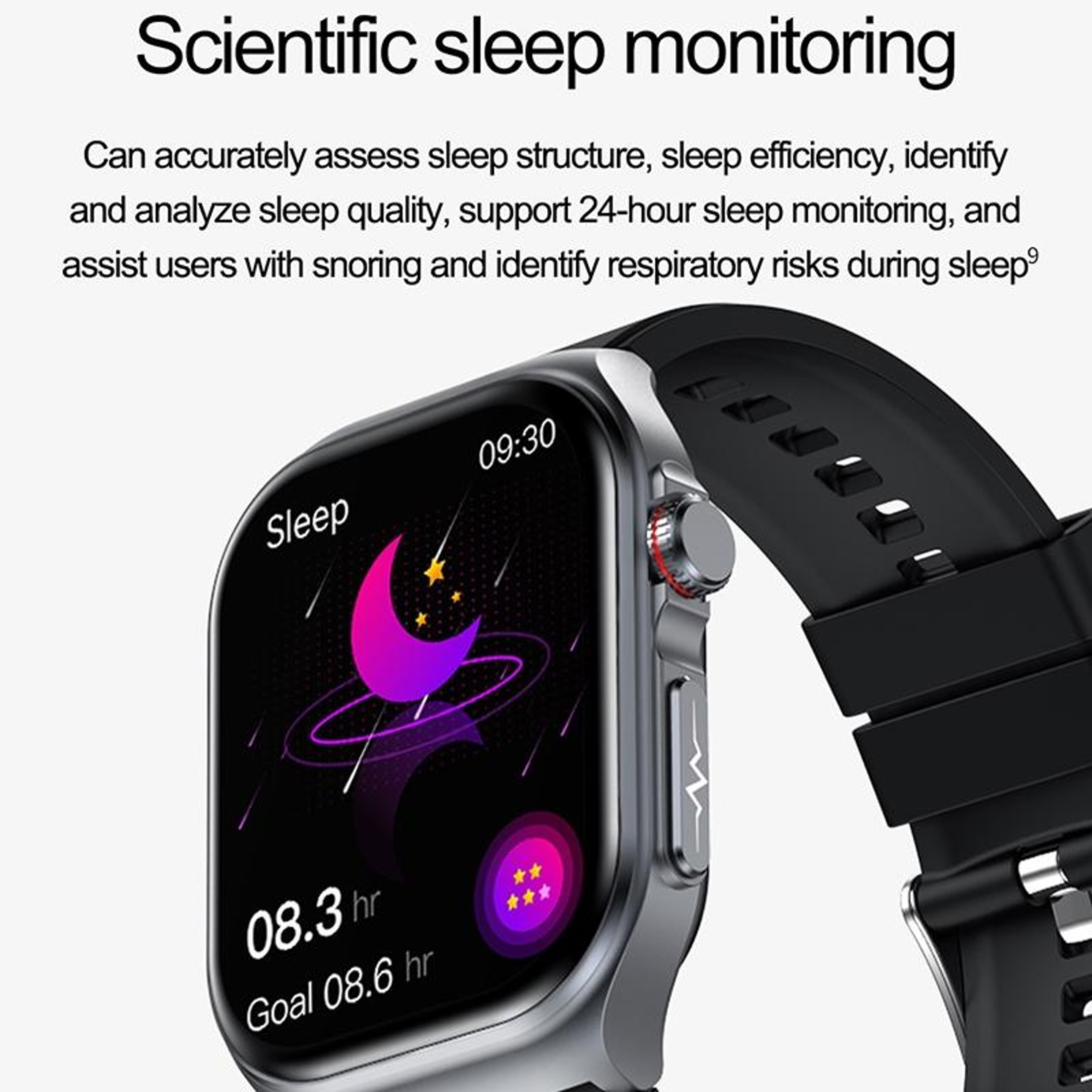 2.04 Inch AMOLED IP68 Waterproof Smartwatch with ECG and Health Monitoring Nylon Strap – view 21