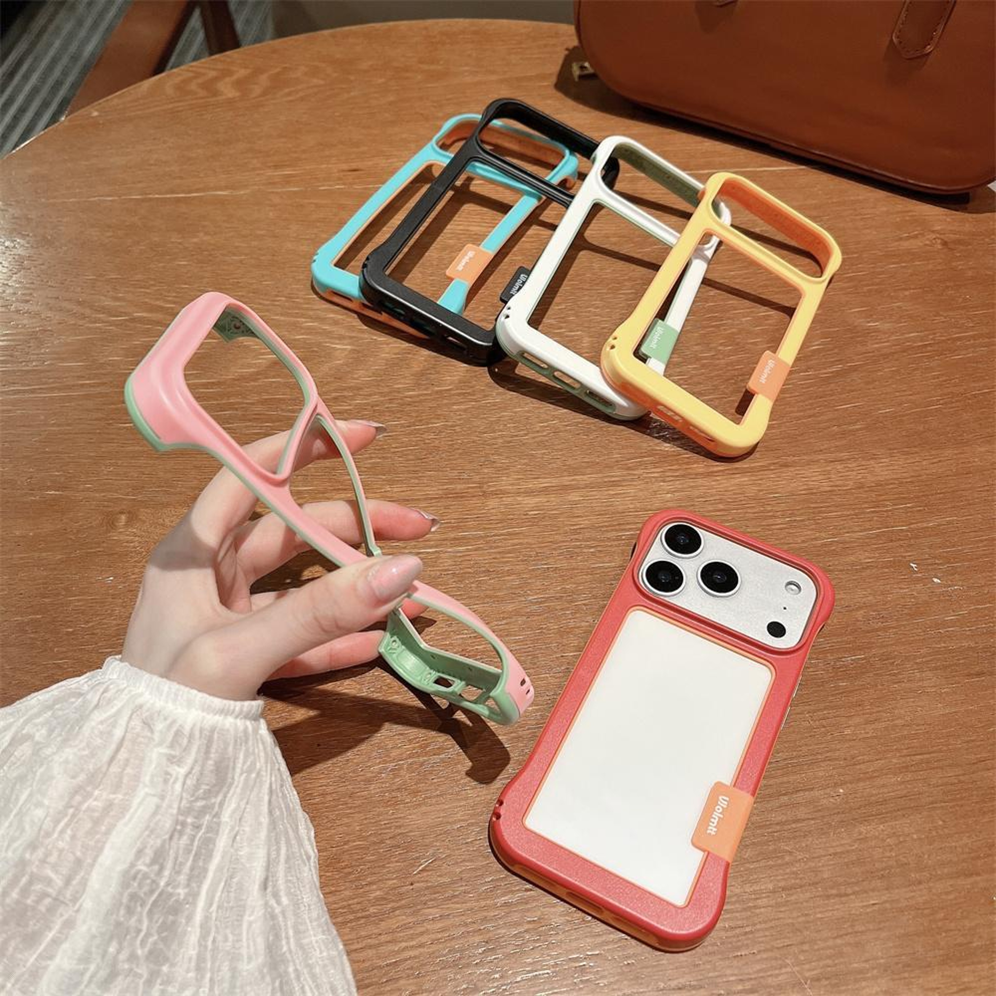 IPhone 18 Pro DualColor Hollow Cooling Silicone Phone Case 1
