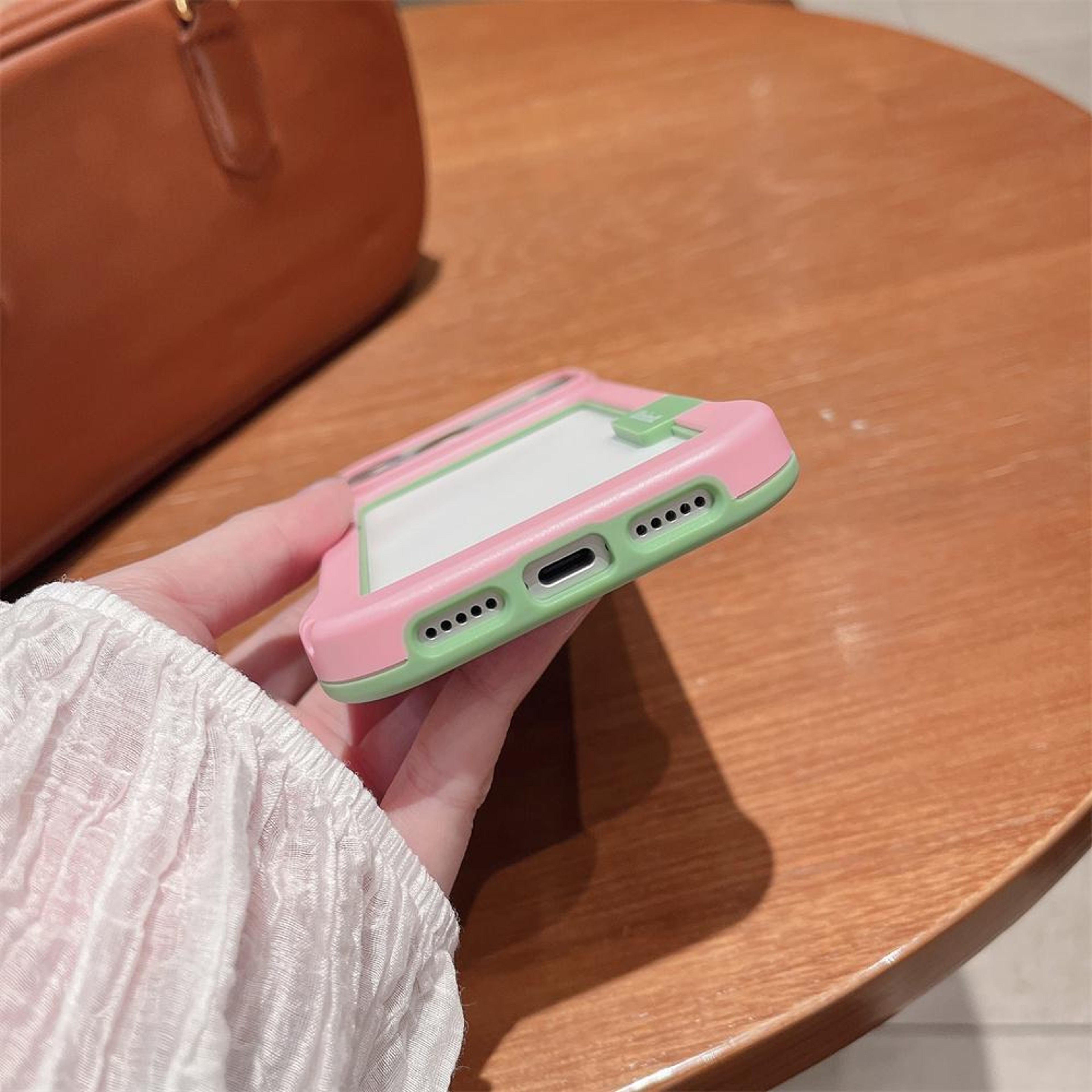 IPhone 18 Pro DualColor Hollow Cooling Silicone Phone Case 2