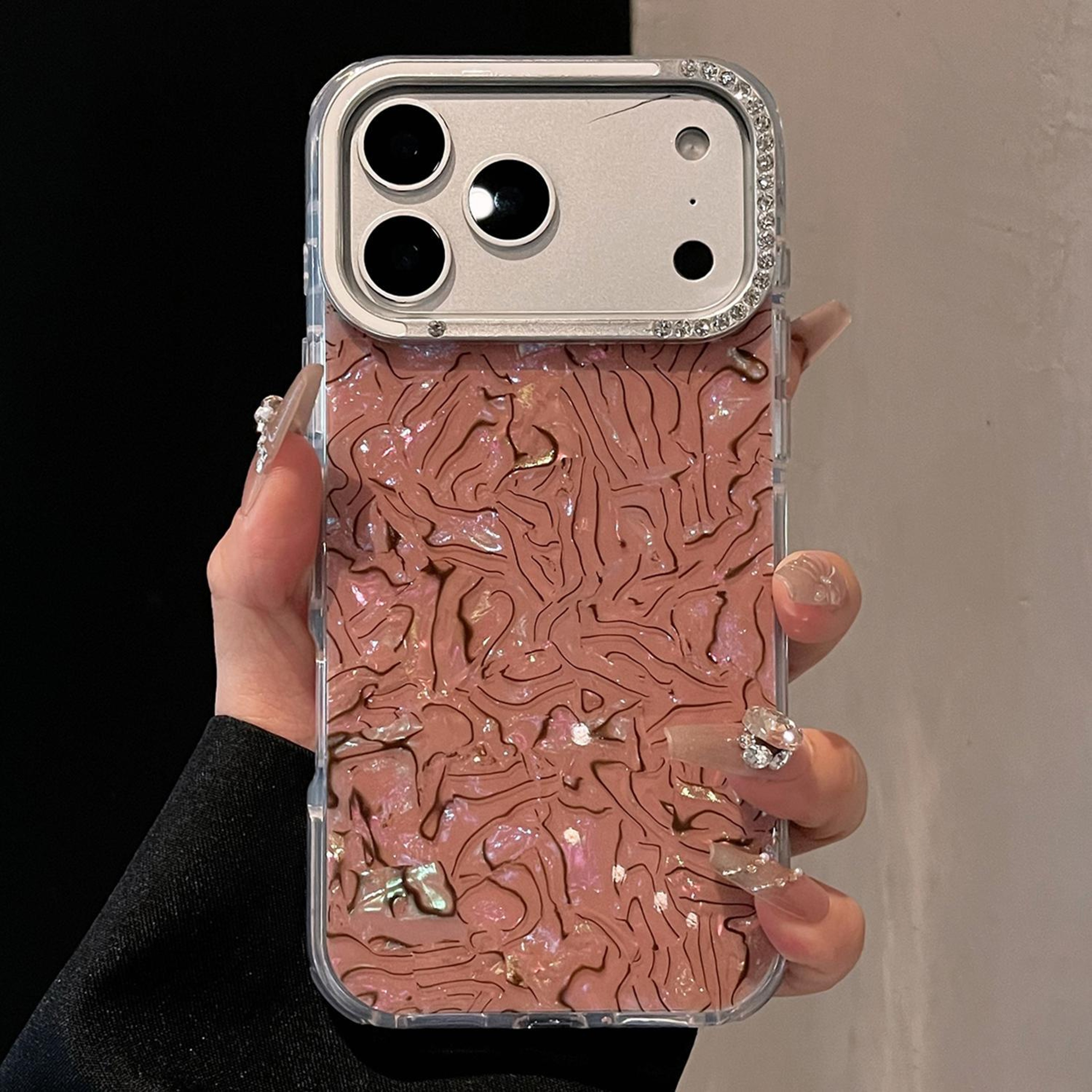IPhone 18 Pro Colorful Ink Pattern TPU Hybrid Protective Phone Case 5