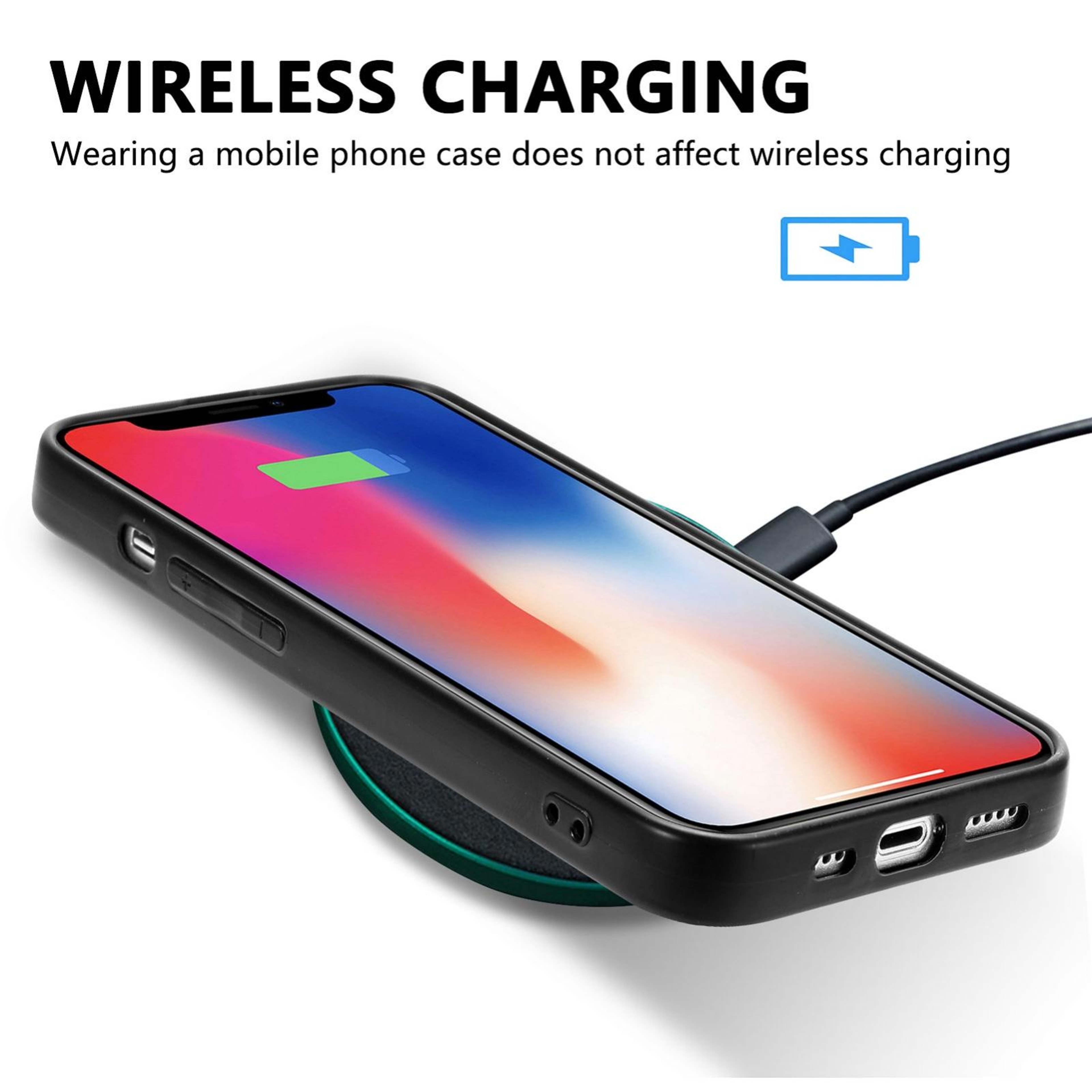 IPhone 18 Pro Carbon Fiber Texture Leather Case With Soft Silicone Frame 8