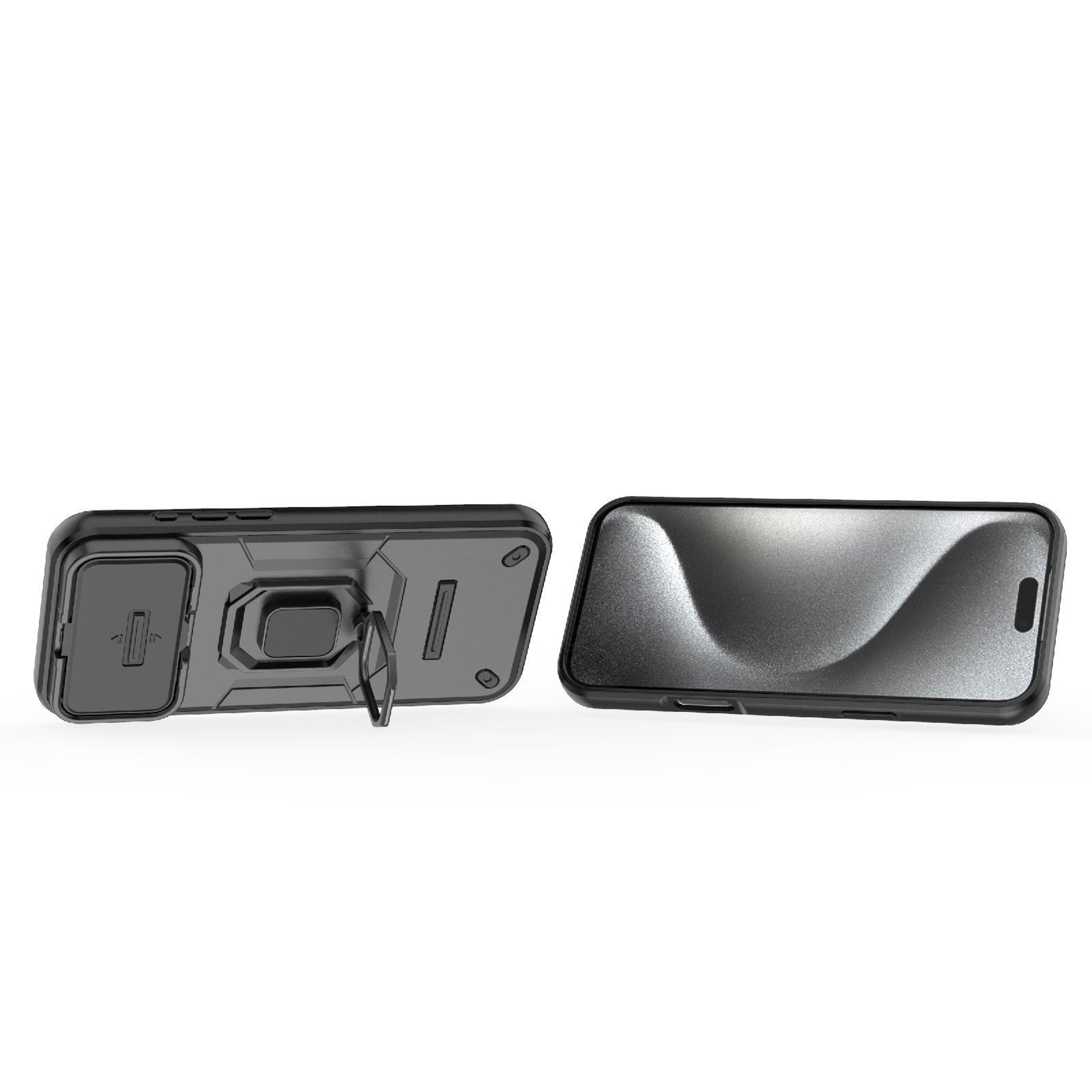 IPhone 18 Pro Max Shockproof Case With Sliding Camera Cover And Holder 3