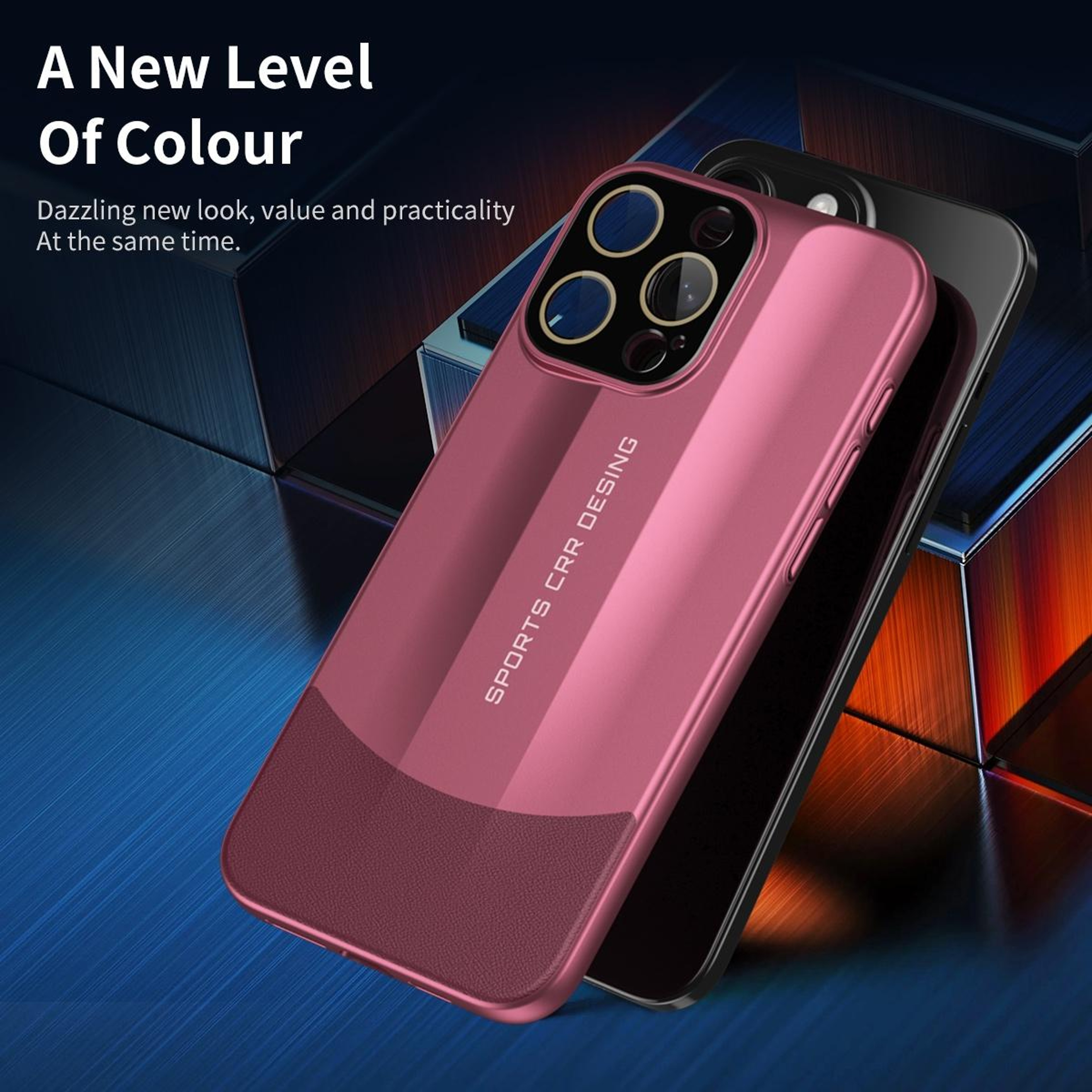 IPhone 18 Pro Vegan Leather Phone Case With Full Coverage And Camera Protection 2