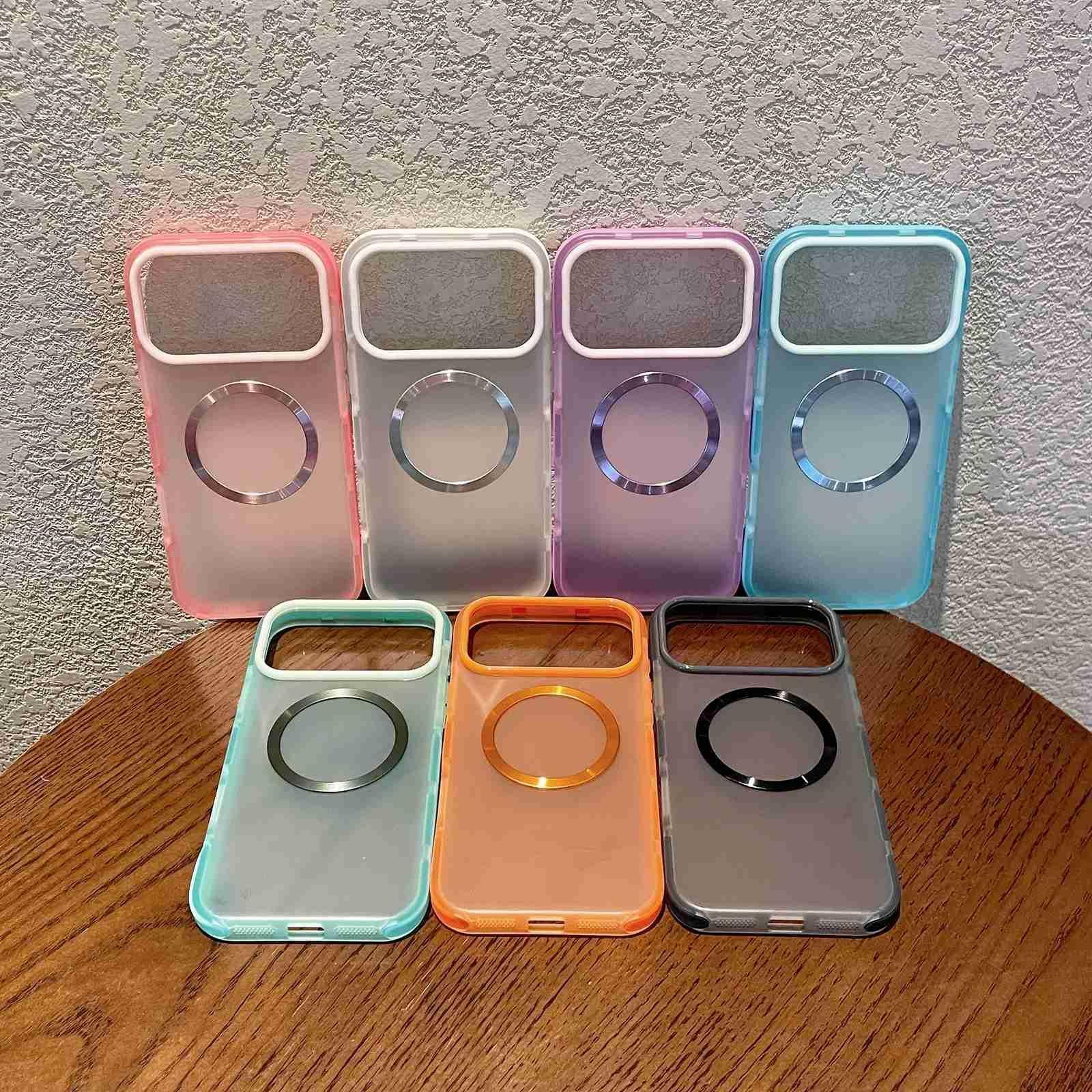 IPhone 18 Pro Max Magnetic Case With DualColor Translucent Matte Finish 1