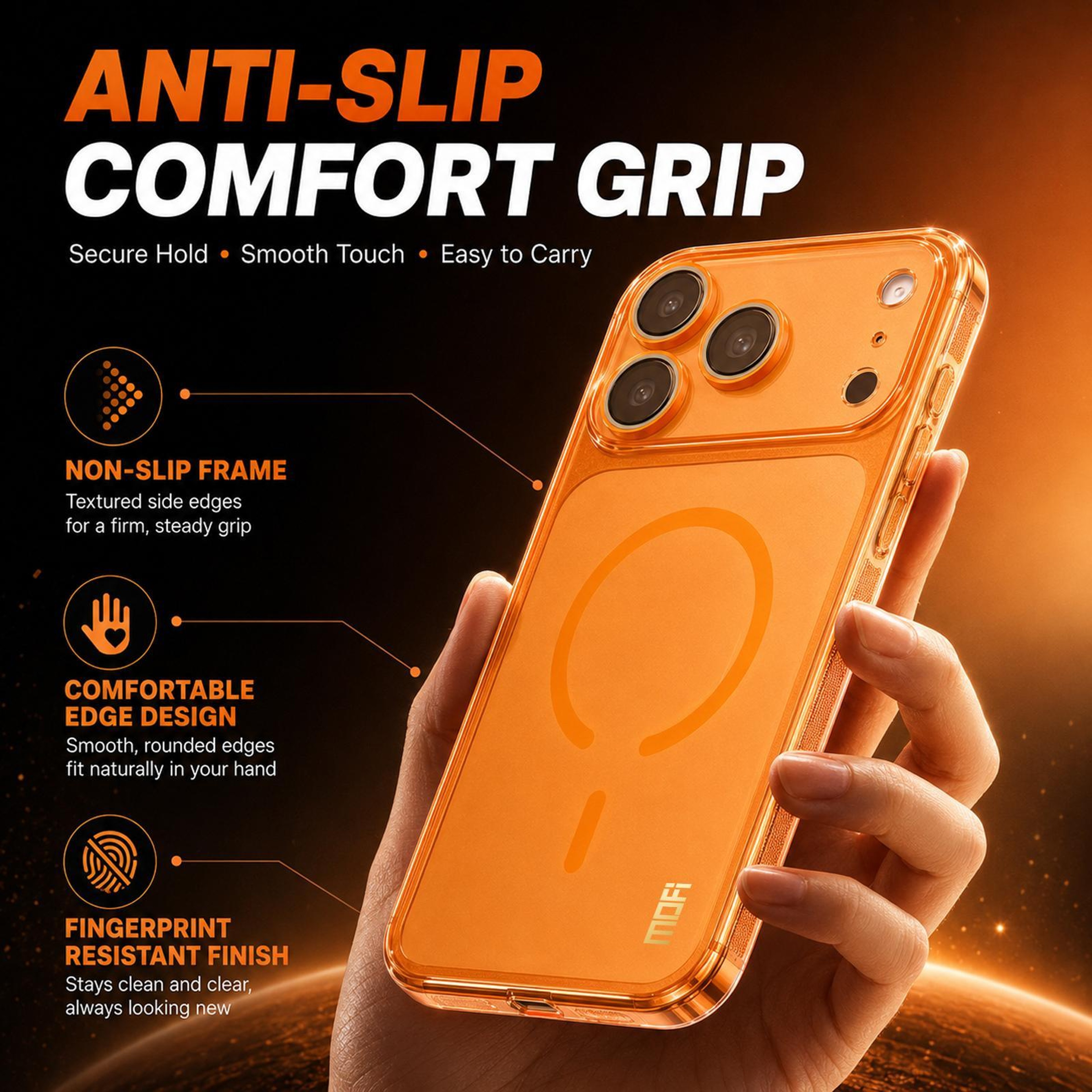 IPhone 18 Pro Max Frosted TPU Phone Case With Camera Lens Film 6
