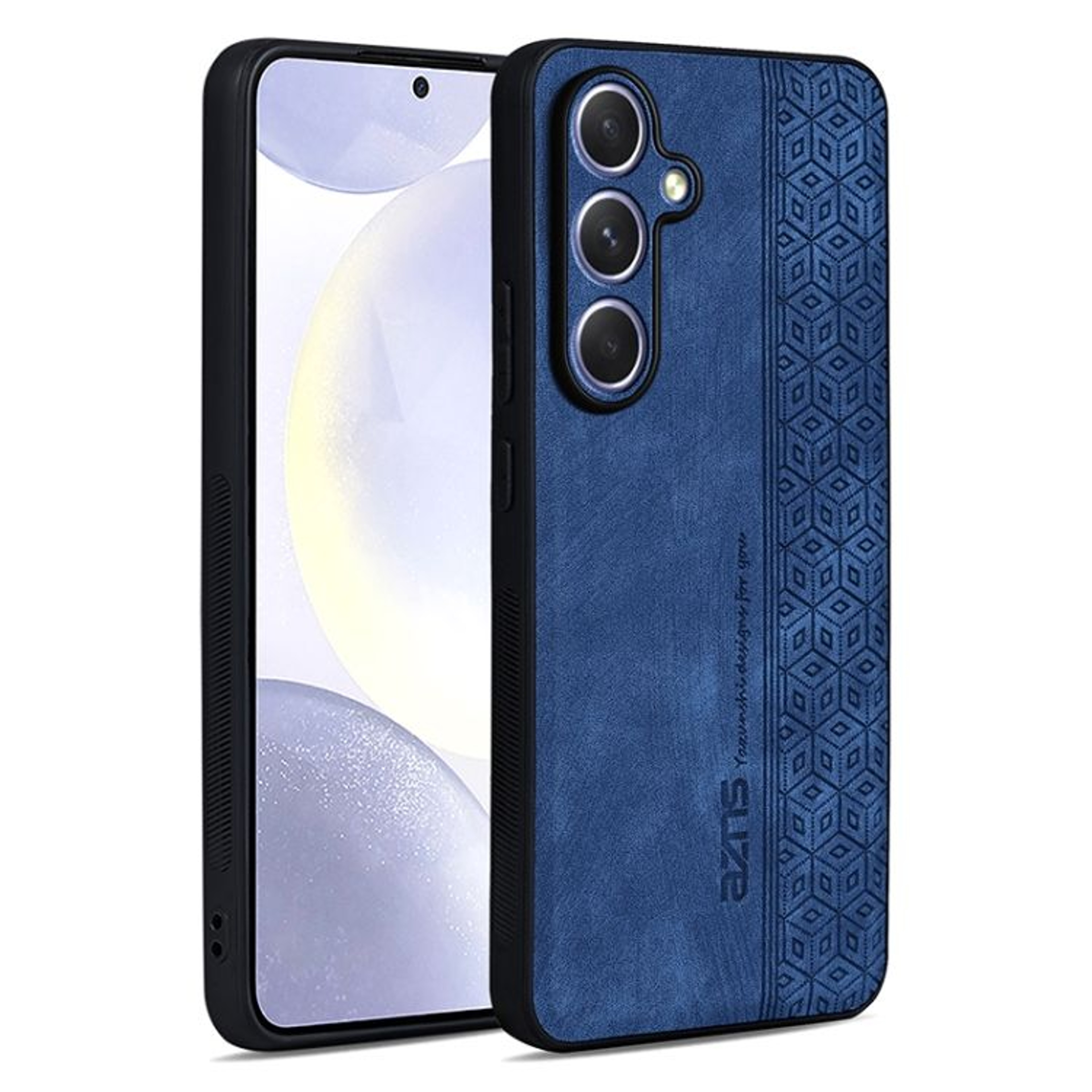 Samsung Galaxy S25 Plus 5G Case 3D Embossed Leather Skin Protective Cover 7