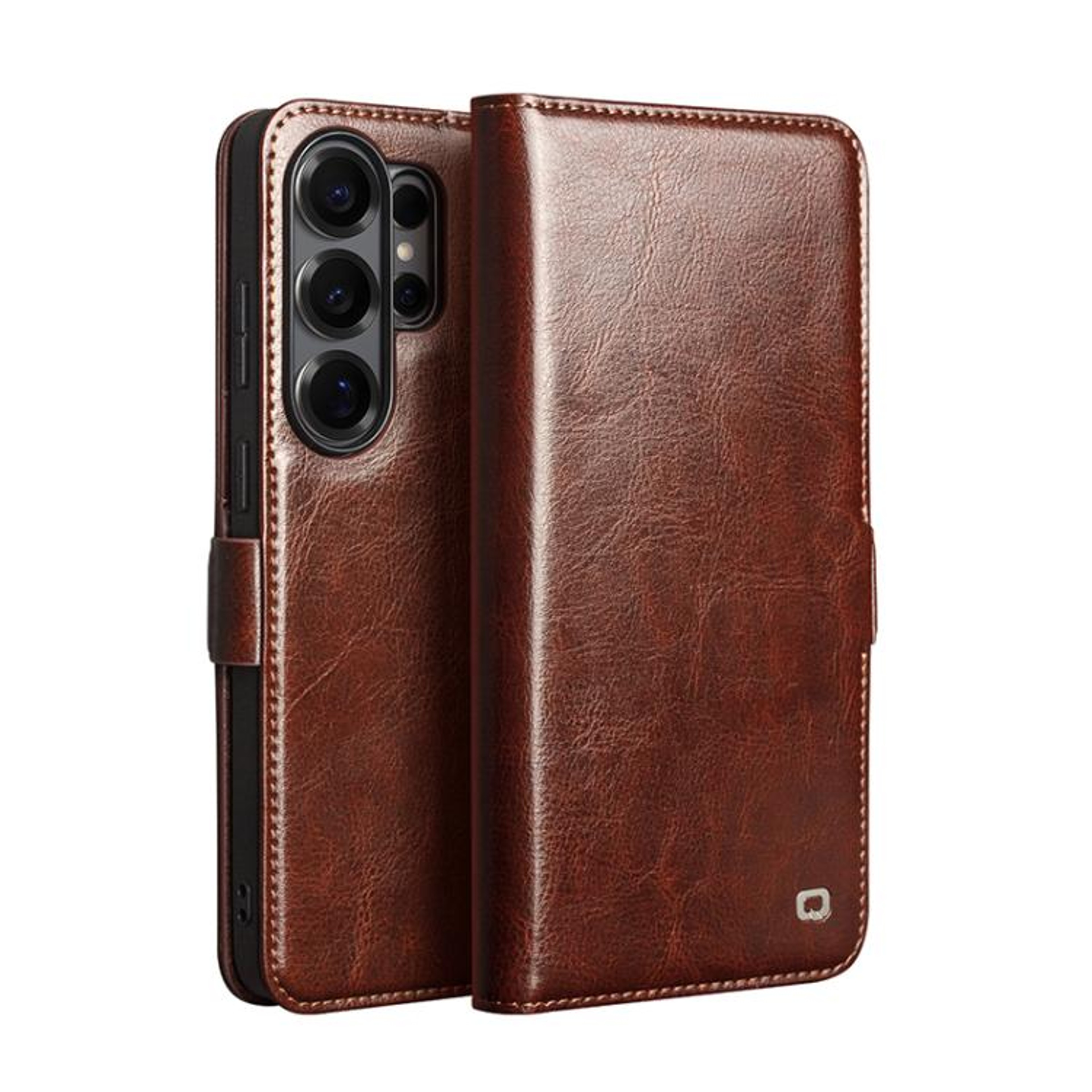 Samsung Galaxy S26 Ultra Genuine Leather Case With Classic 103 Buckle Protection 6