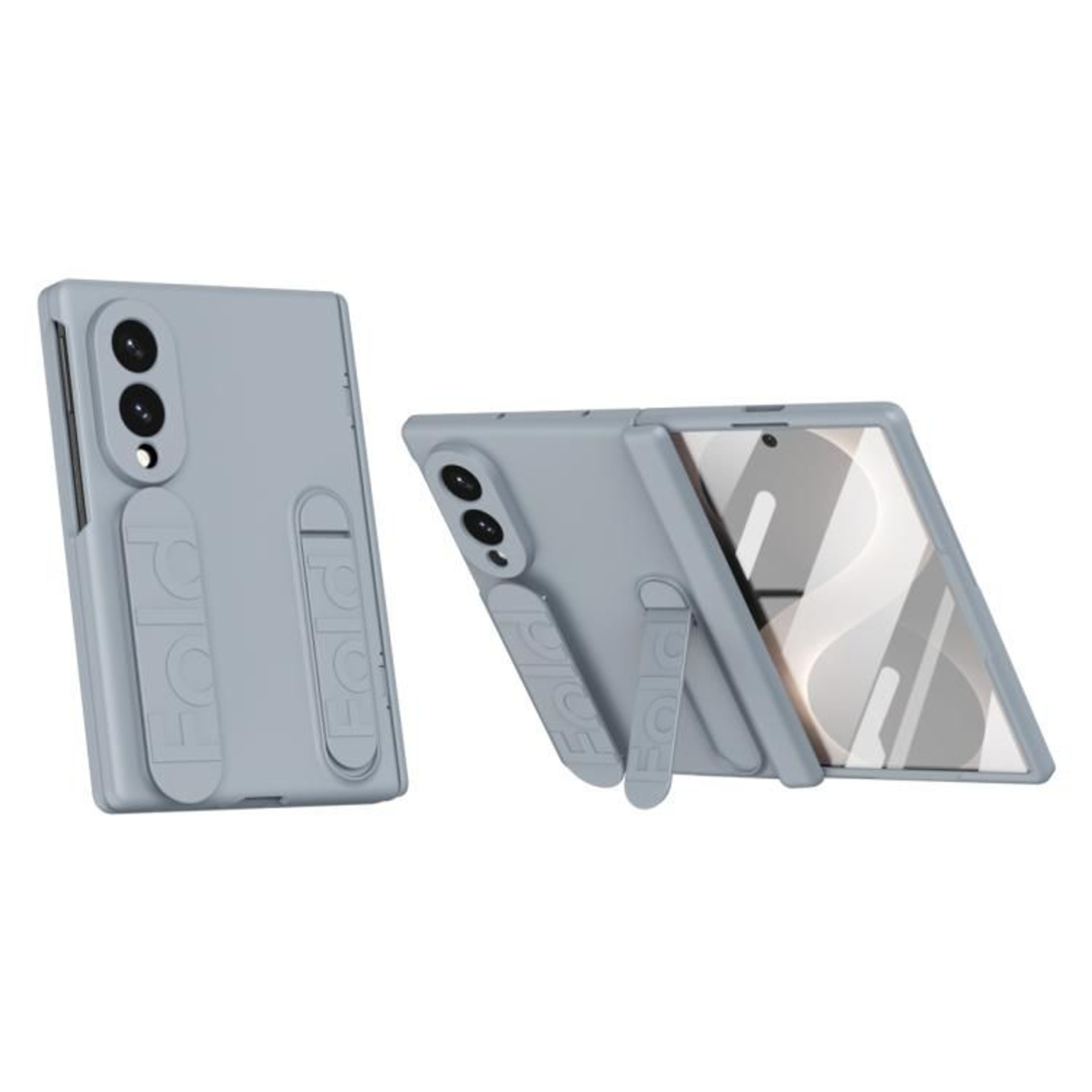 Samsung Galaxy Z Fold8 5G Shockproof Case With Tempered Glass Back And Holder 7