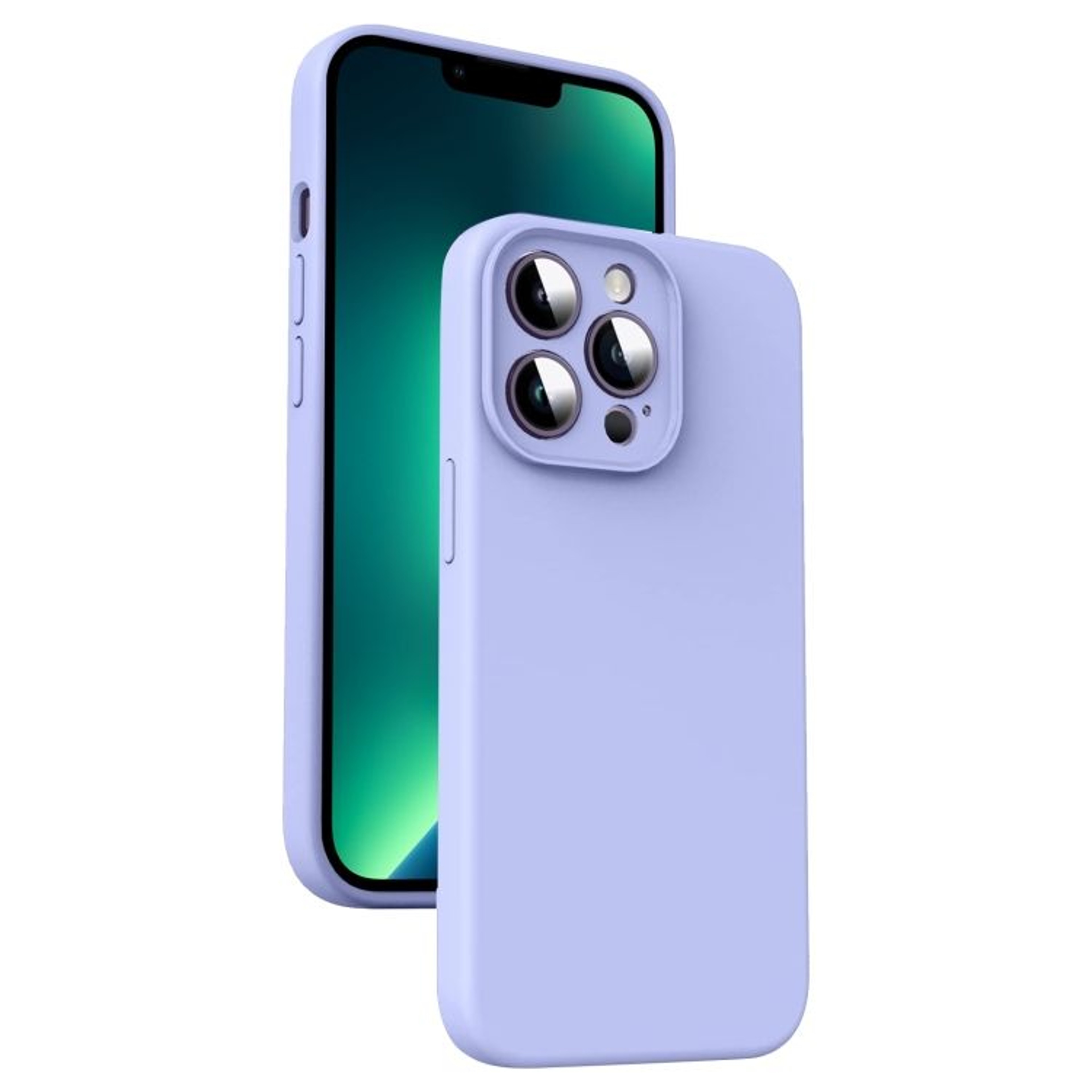 IPhone 13 Pro Max Liquid Silicone Shockproof Case With Microfiber Lining 9