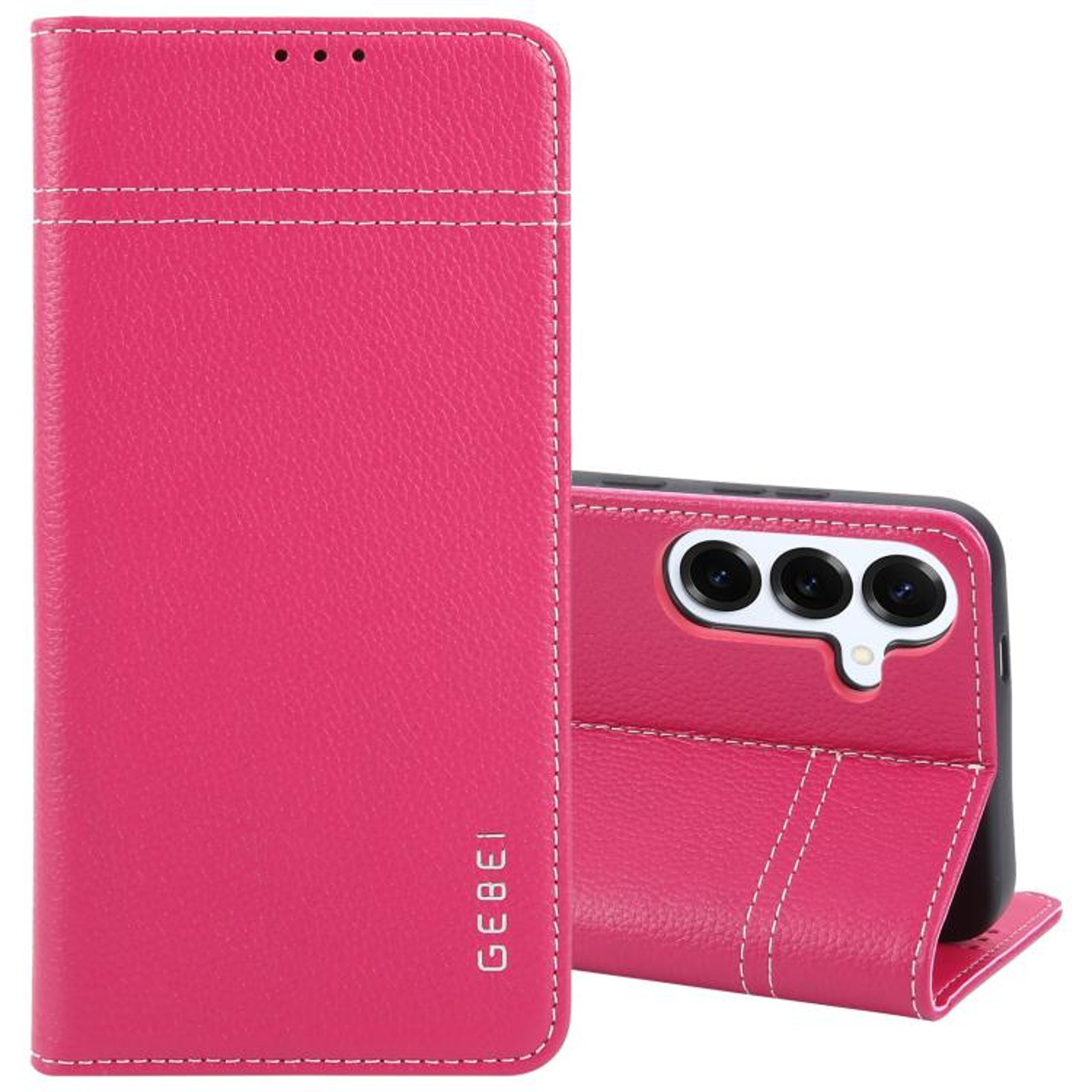 Galaxy S25 Plus 5G Leather Wallet Case With Card Slots And Kickstand 6