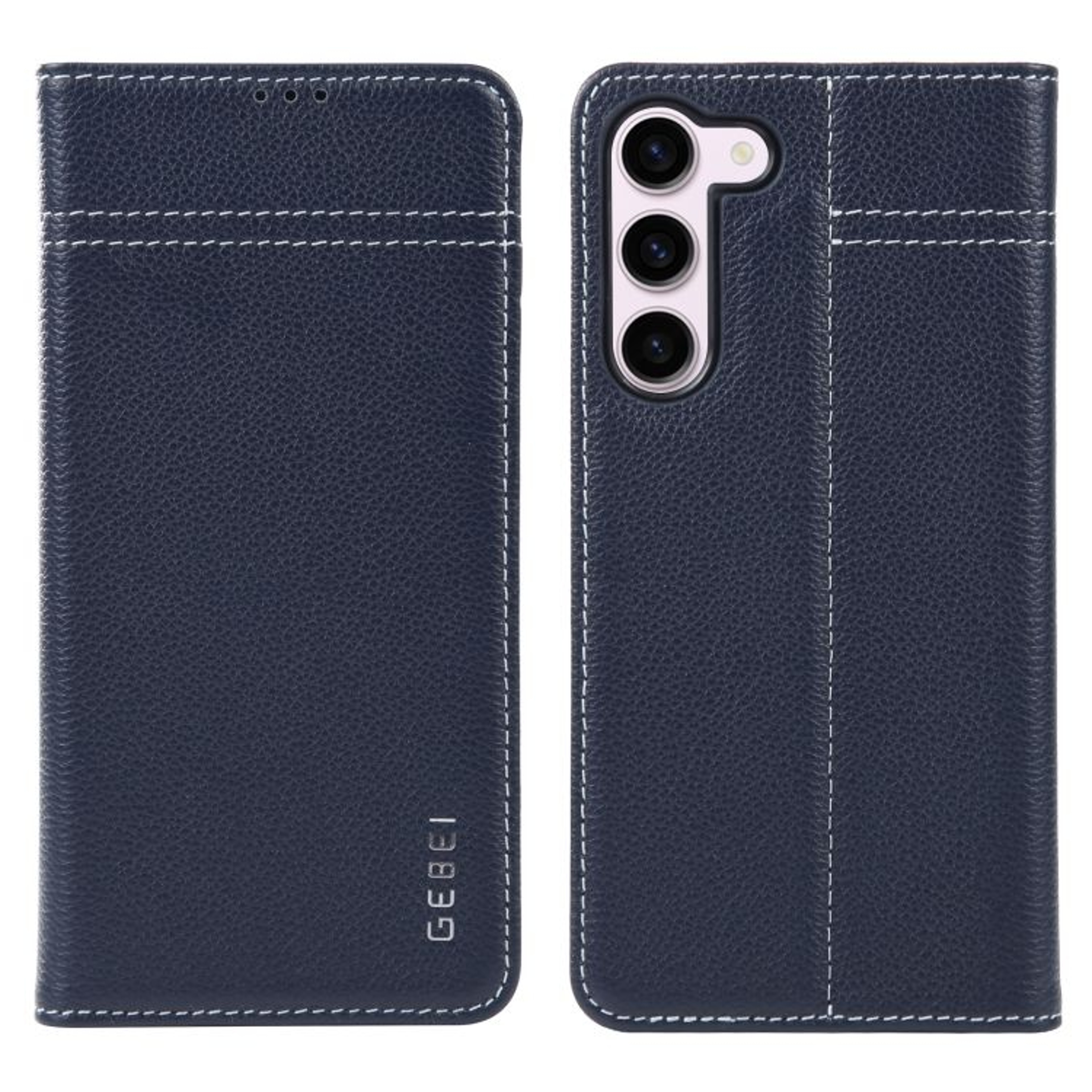Samsung Galaxy S23 Plus 5G Genuine Leather Wallet Case With Card Slots And Stand 7