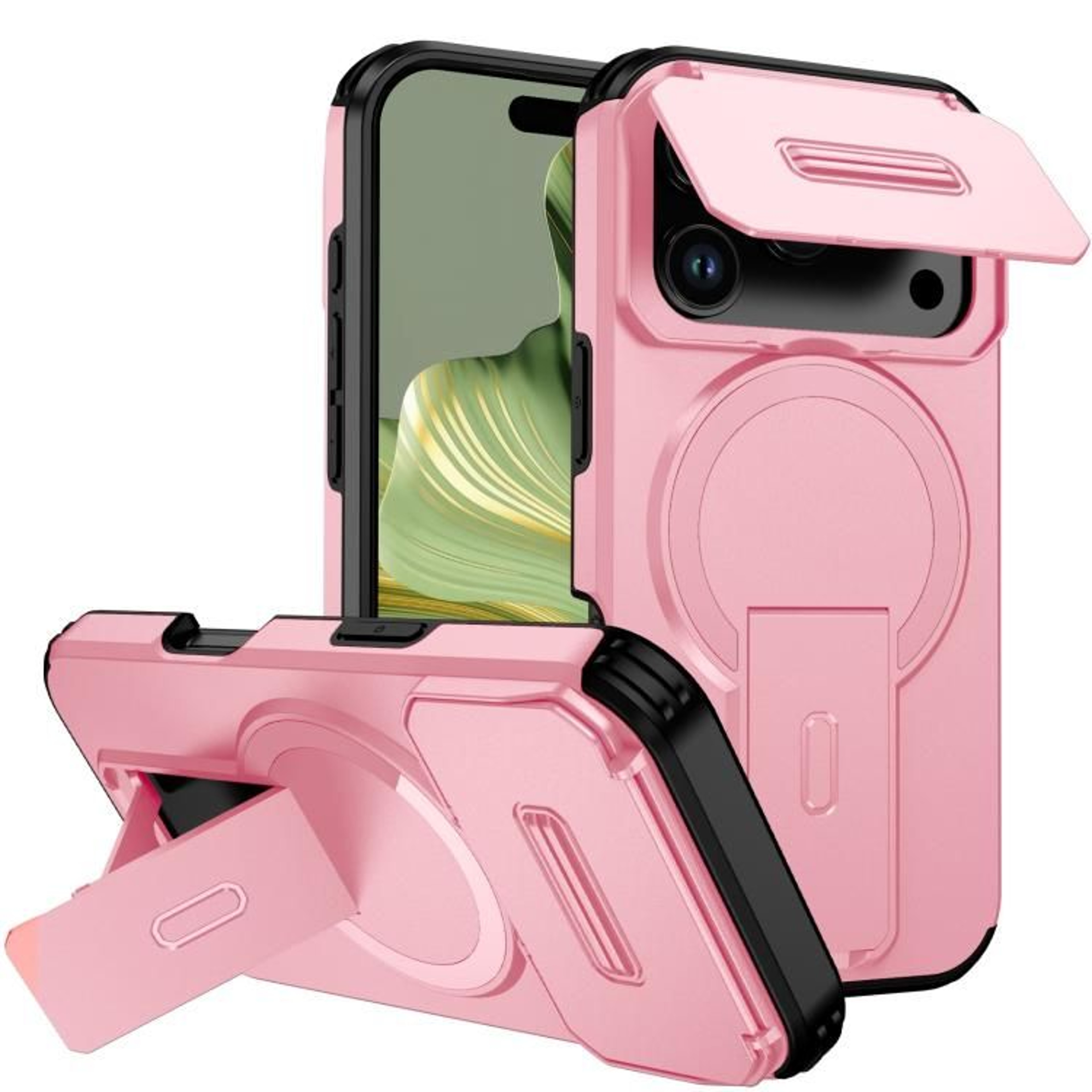IPhone 18 Pro MagSafe Case With Sliding Camera Cover And Durable TPU PC Protection 9
