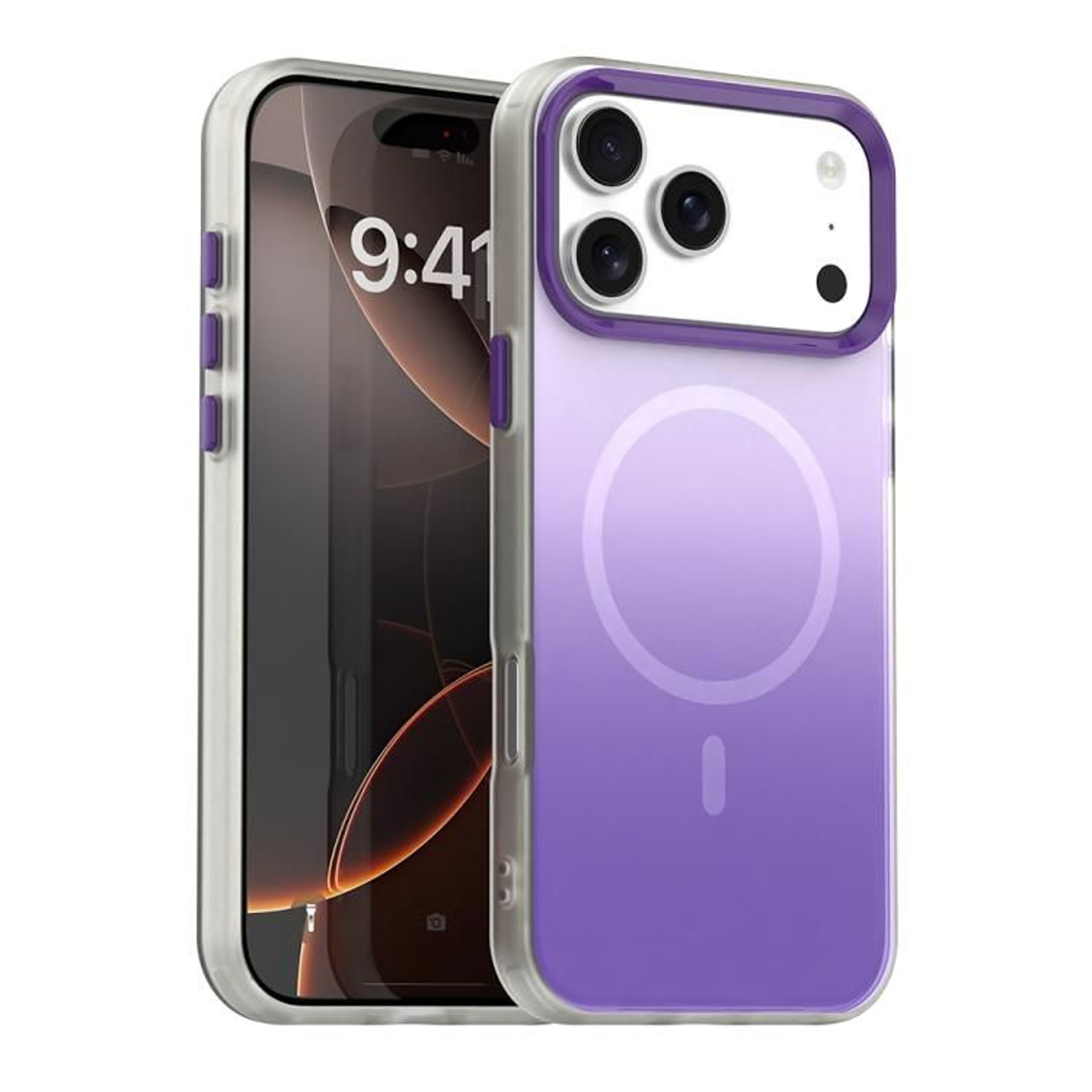 IPhone 18 Pro Max Magnetic Gradient Hybrid Protective Case 11