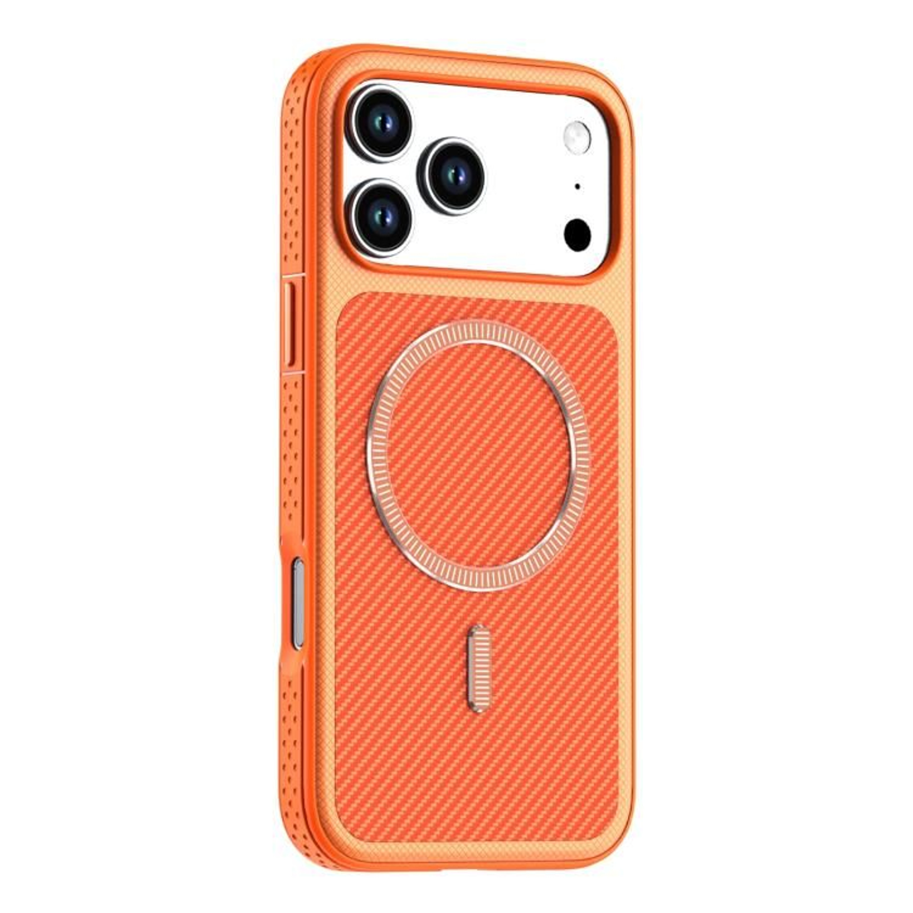 IPhone 18 Pro Max Case With Carbon Fiber Vegan Leather And MagSafe Compatibility 7