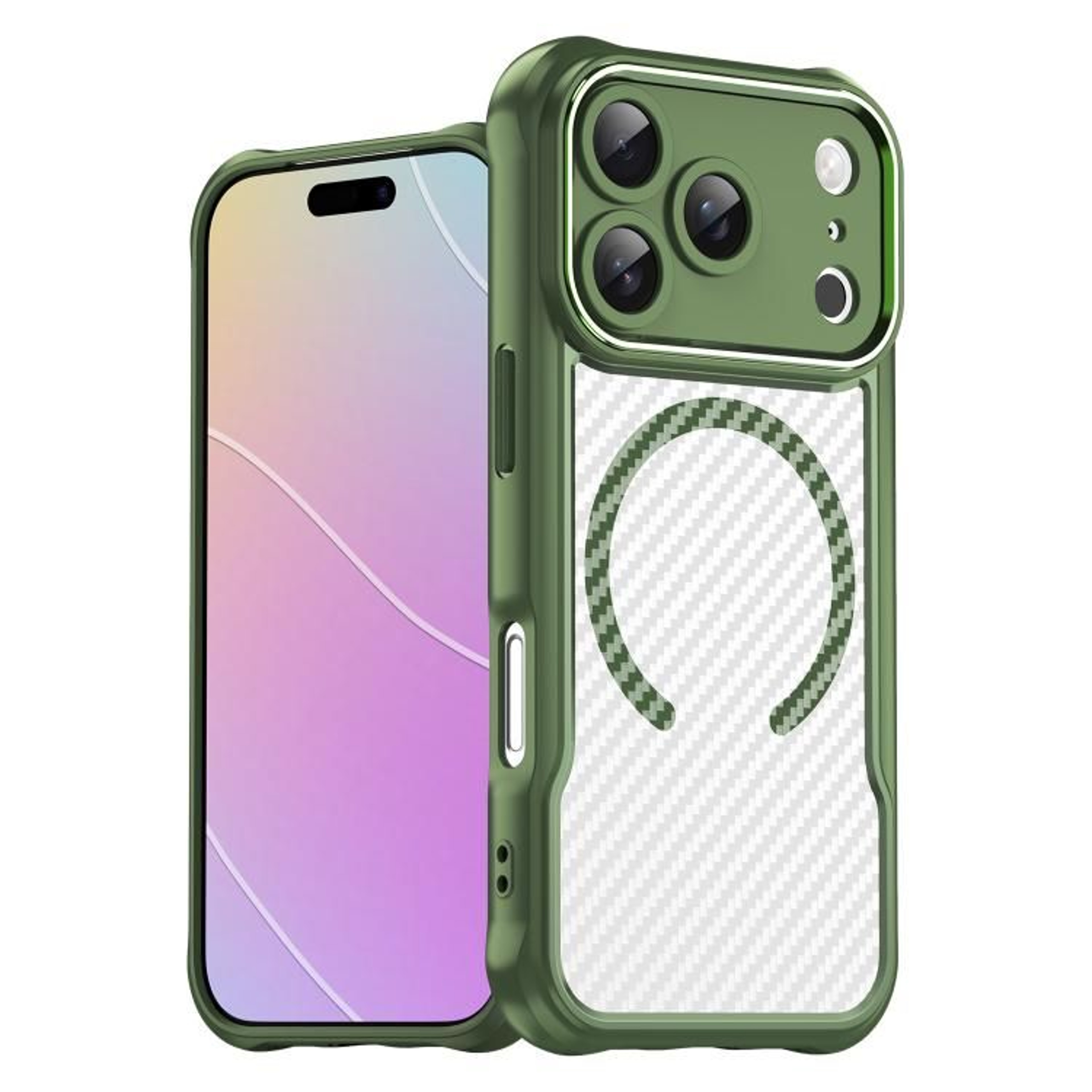 Carbon Fiber IPhone 18 Pro Case With MagSafe Case Charging And Translucent AntiFingerprint Back 10