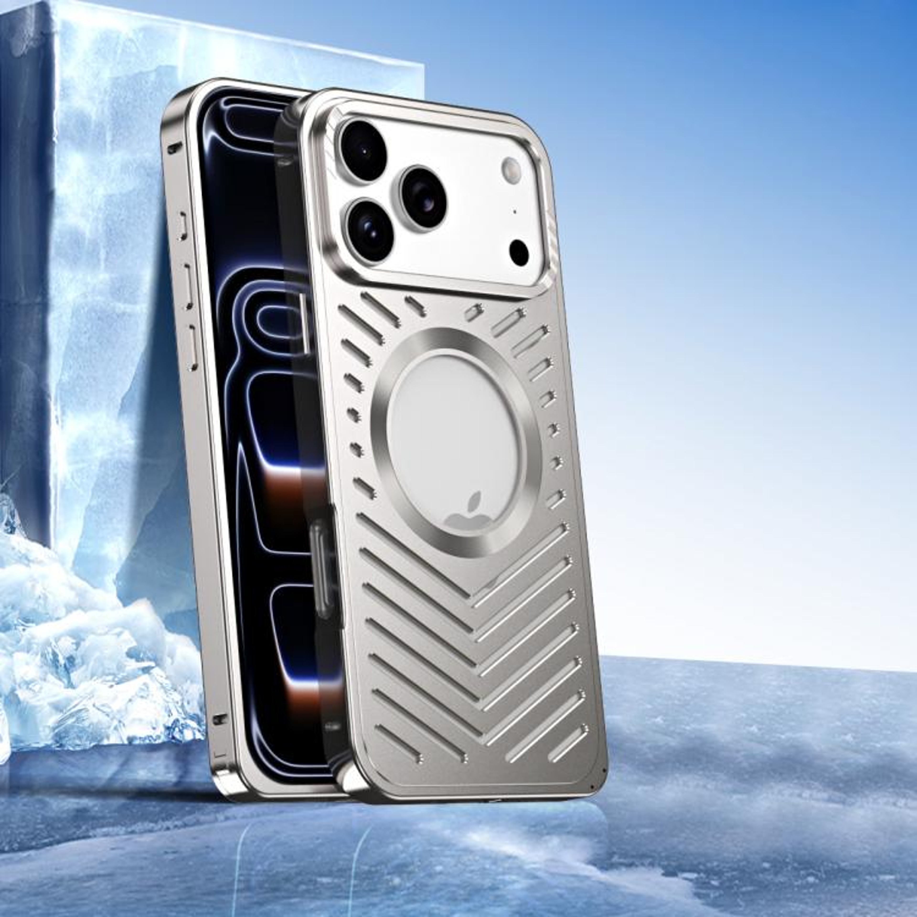 IPhone 18 Pro  Cooling Phone Case With MagSafe Magnetic Metal Protection 9
