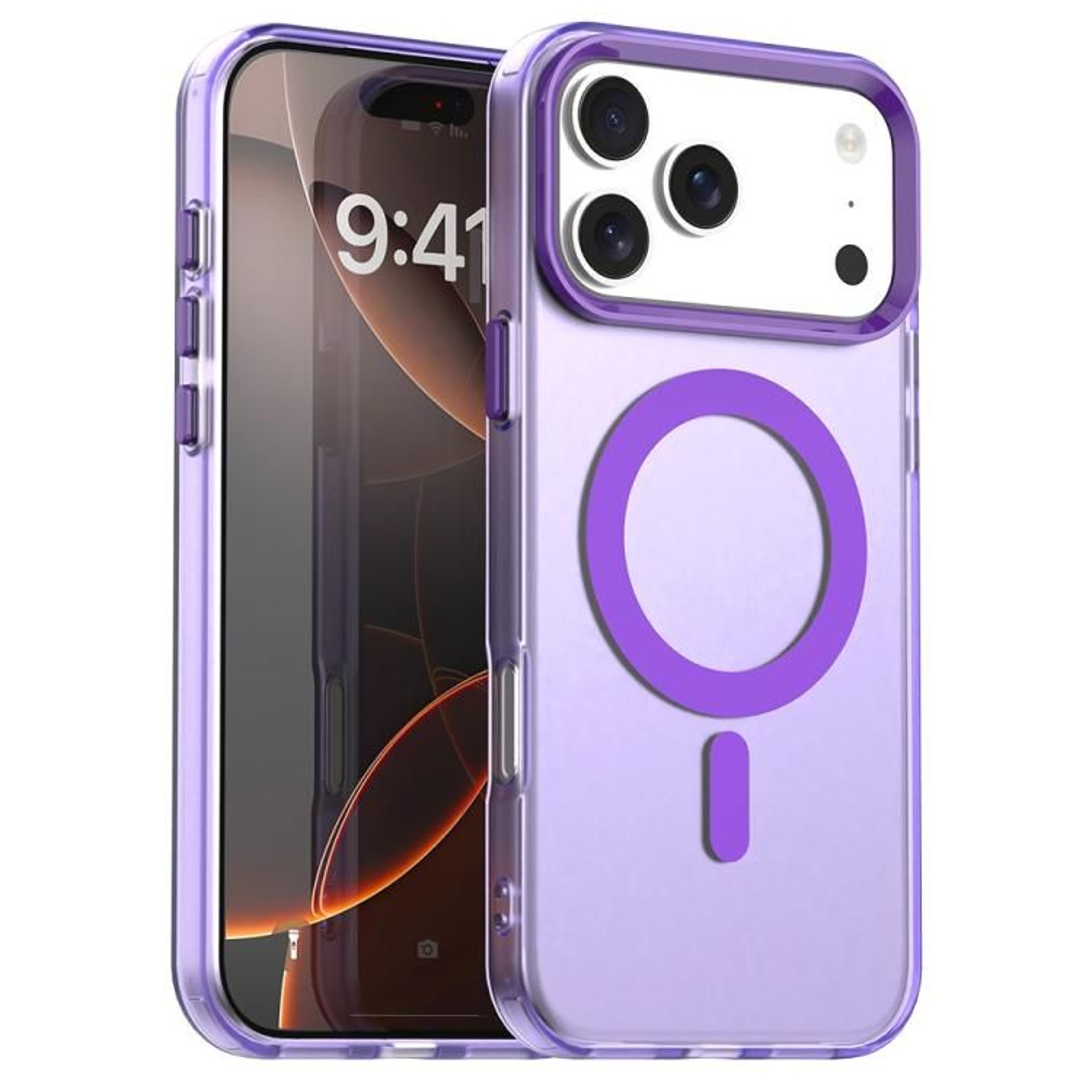 IPhone 18 Pro Max Case With MagSafe Candy Hybrid PC TPU Protective Cover 12