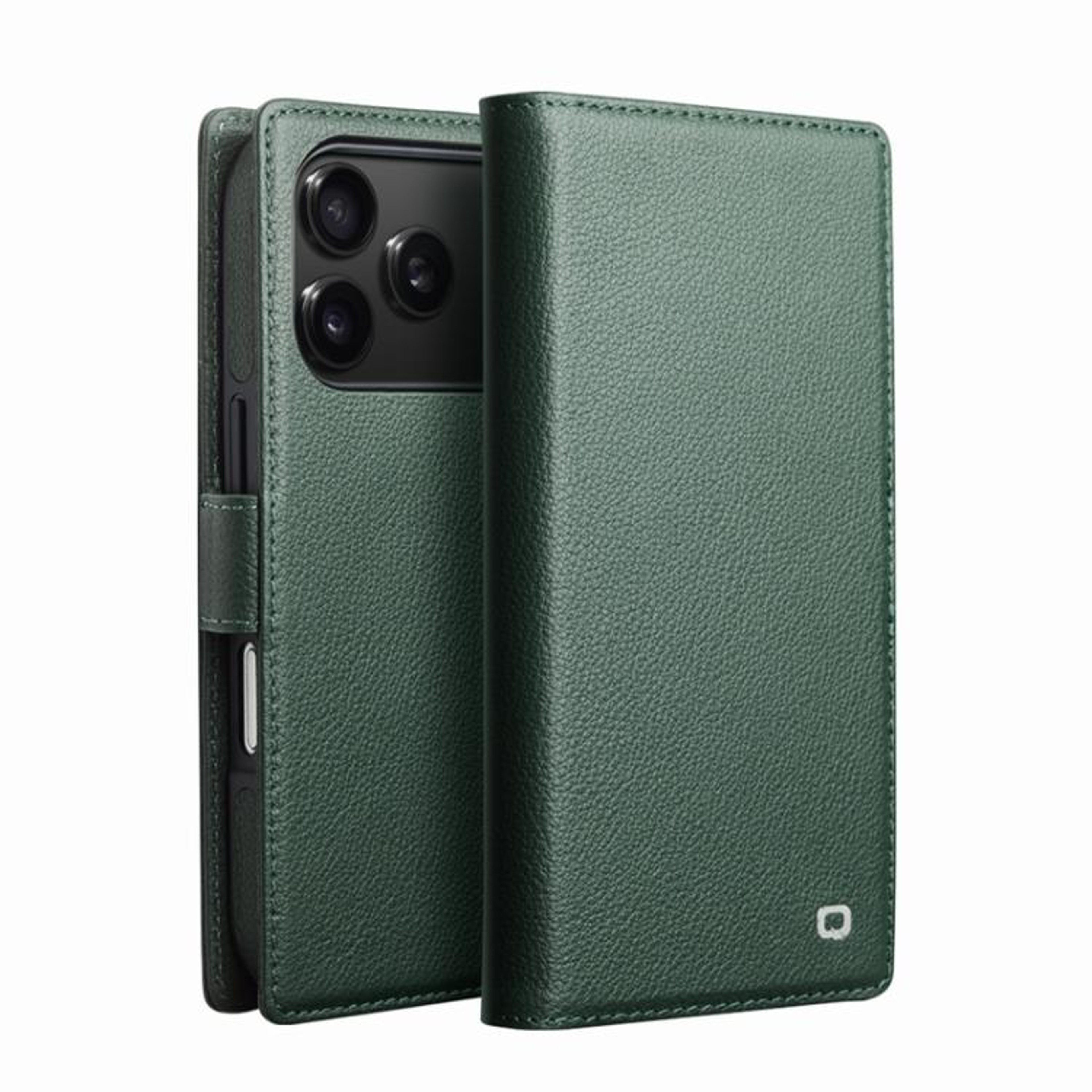 QIALINO Genuine Leather IPhone 18 Pro Max Case  Slim Protective Cover 5
