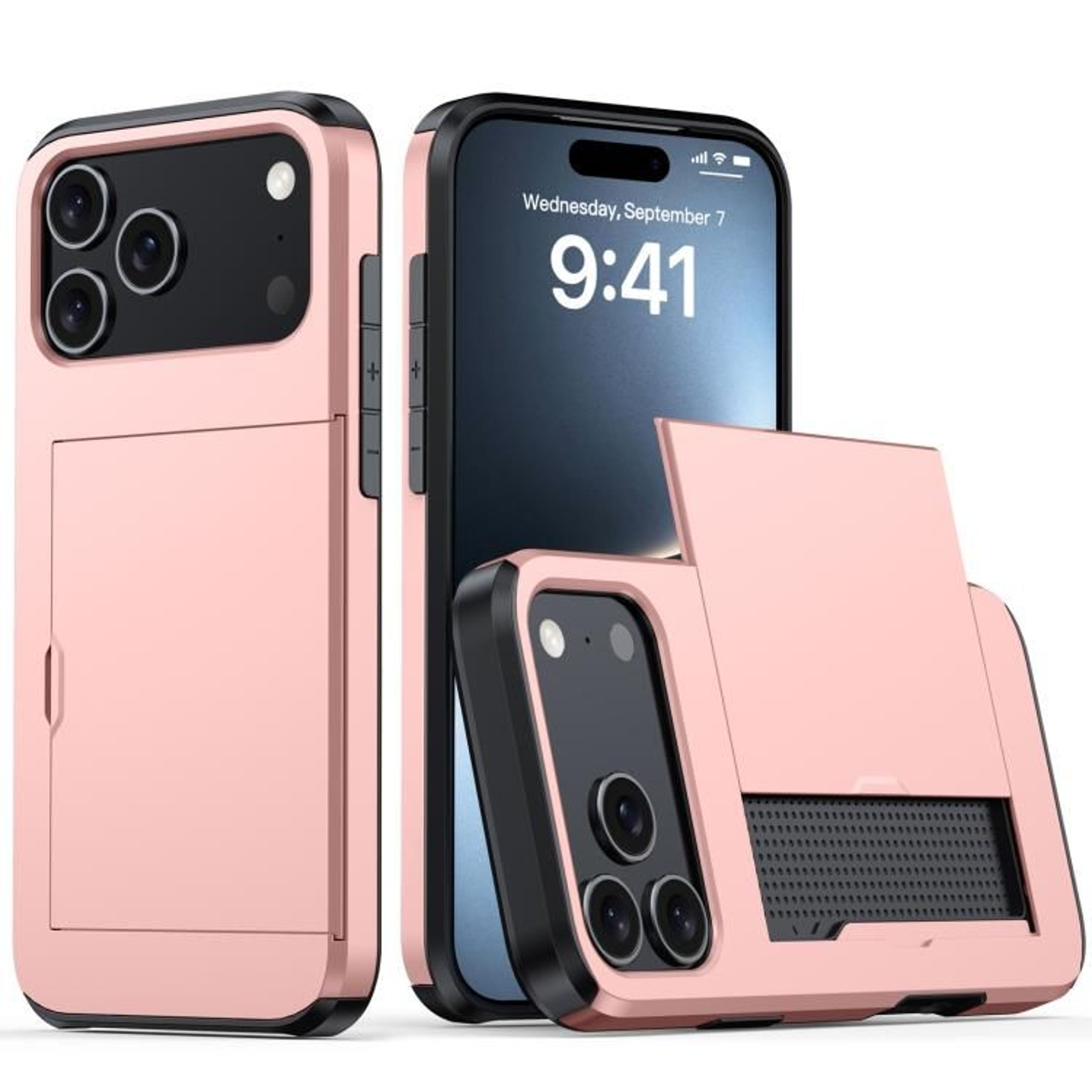 IPhone 18 Pro Max Shockproof Armor Case With Card Slot 7