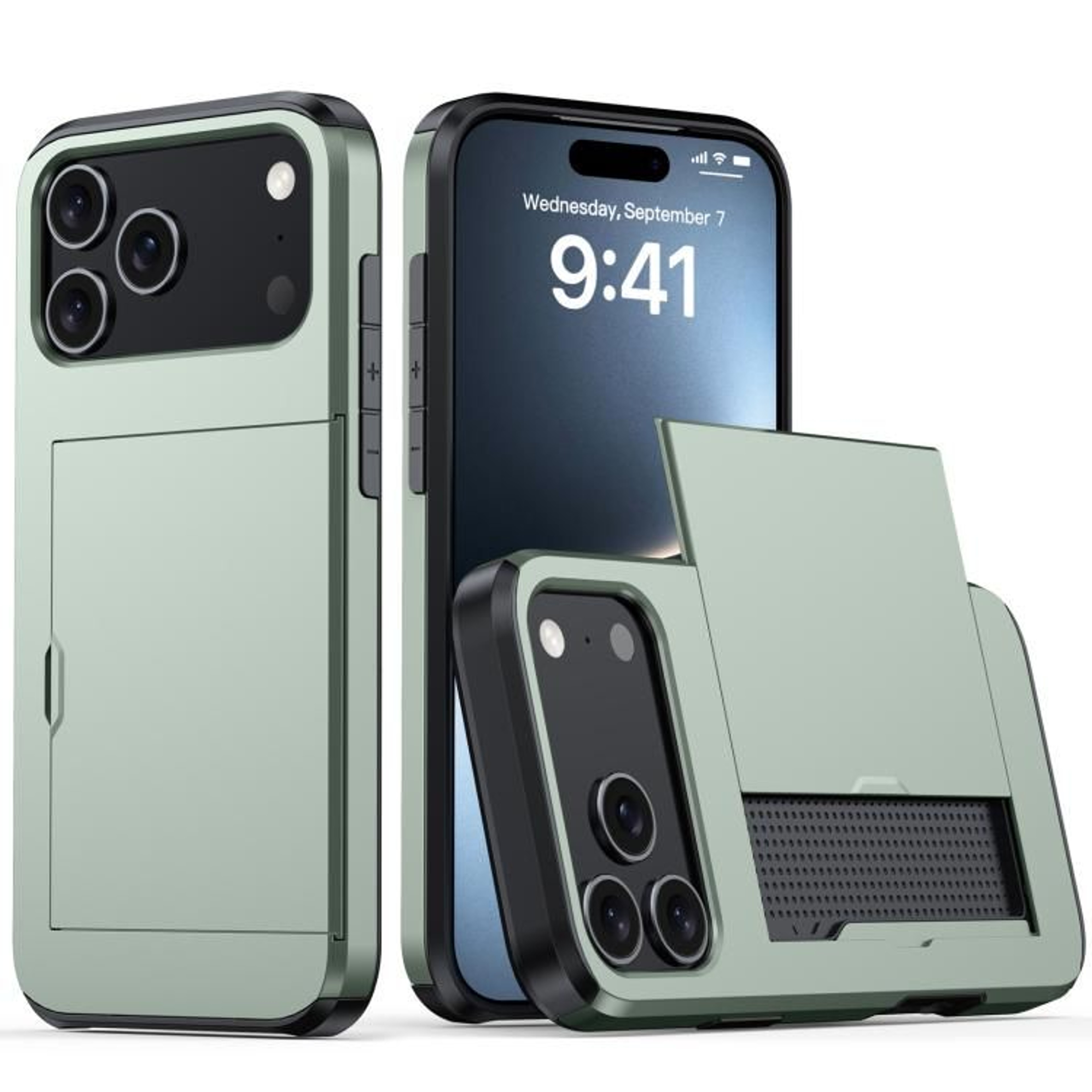 IPhone 18 Pro Max Shockproof Armor Case With Card Slot 15