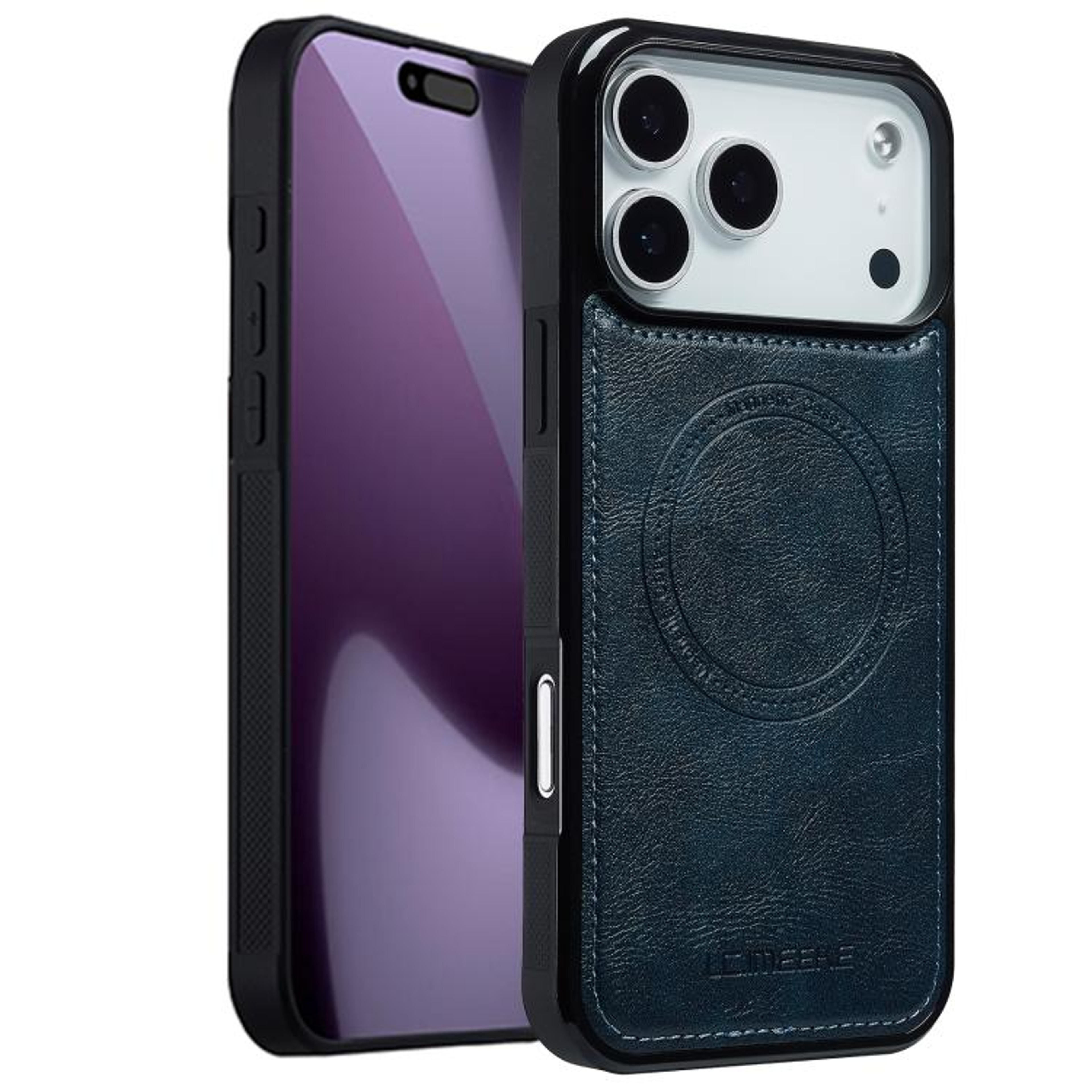 IPhone 18 Pro MagSafe PU Leather Phone Case With TPU Inner Shell 8