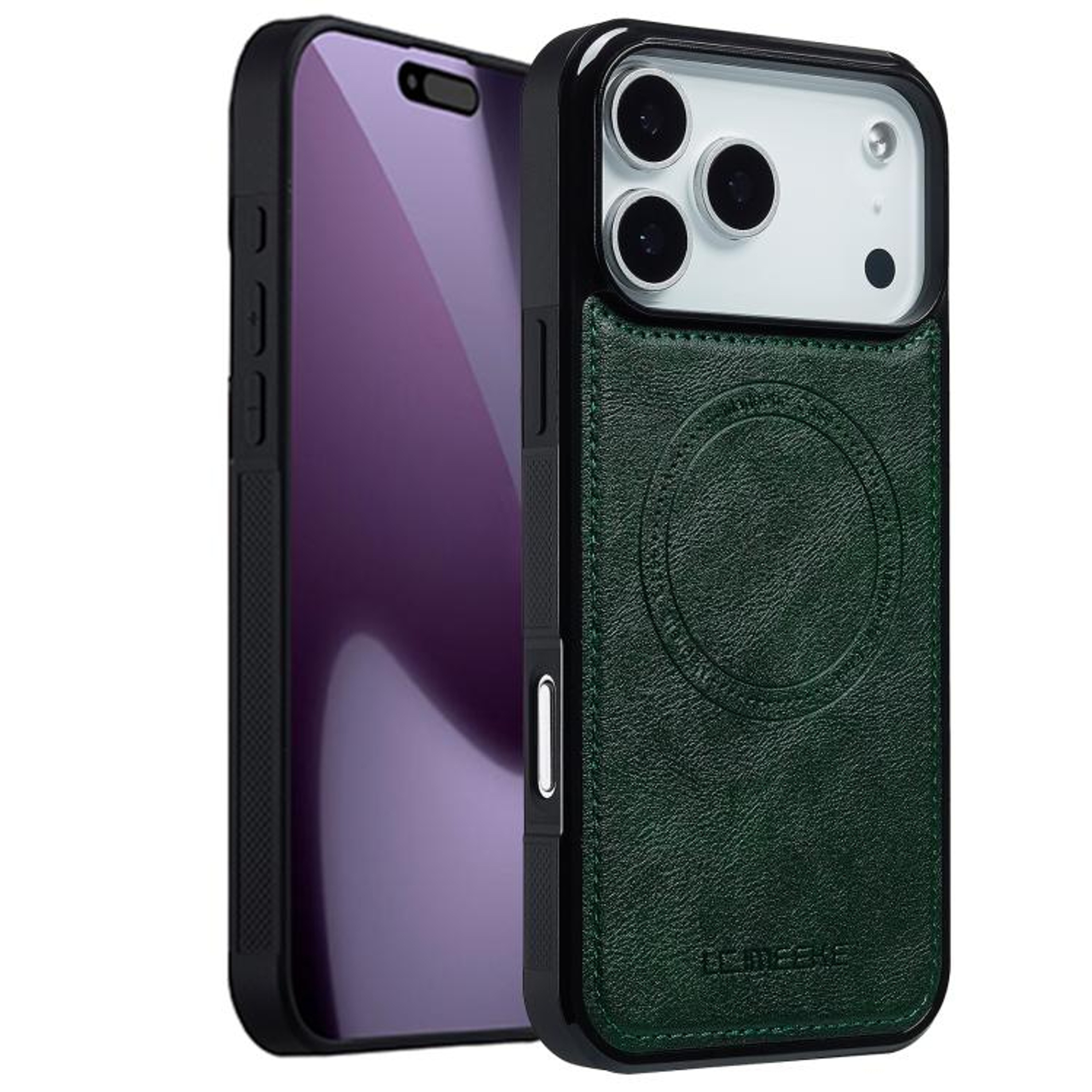 IPhone 18 Pro MagSafe PU Leather Phone Case With TPU Inner Shell 9