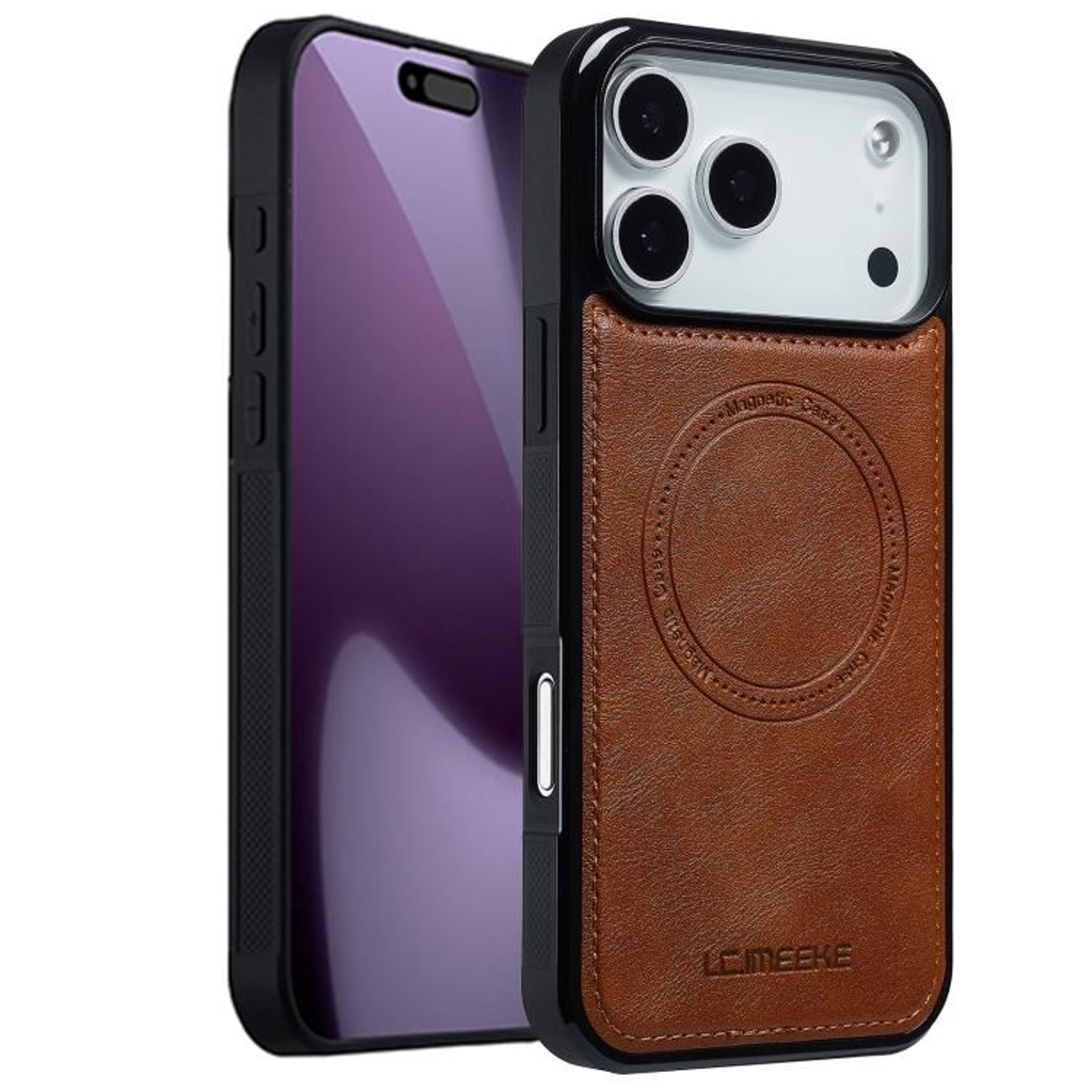 IPhone 18 Pro Max MagSafe PU Leather Phone Case 10