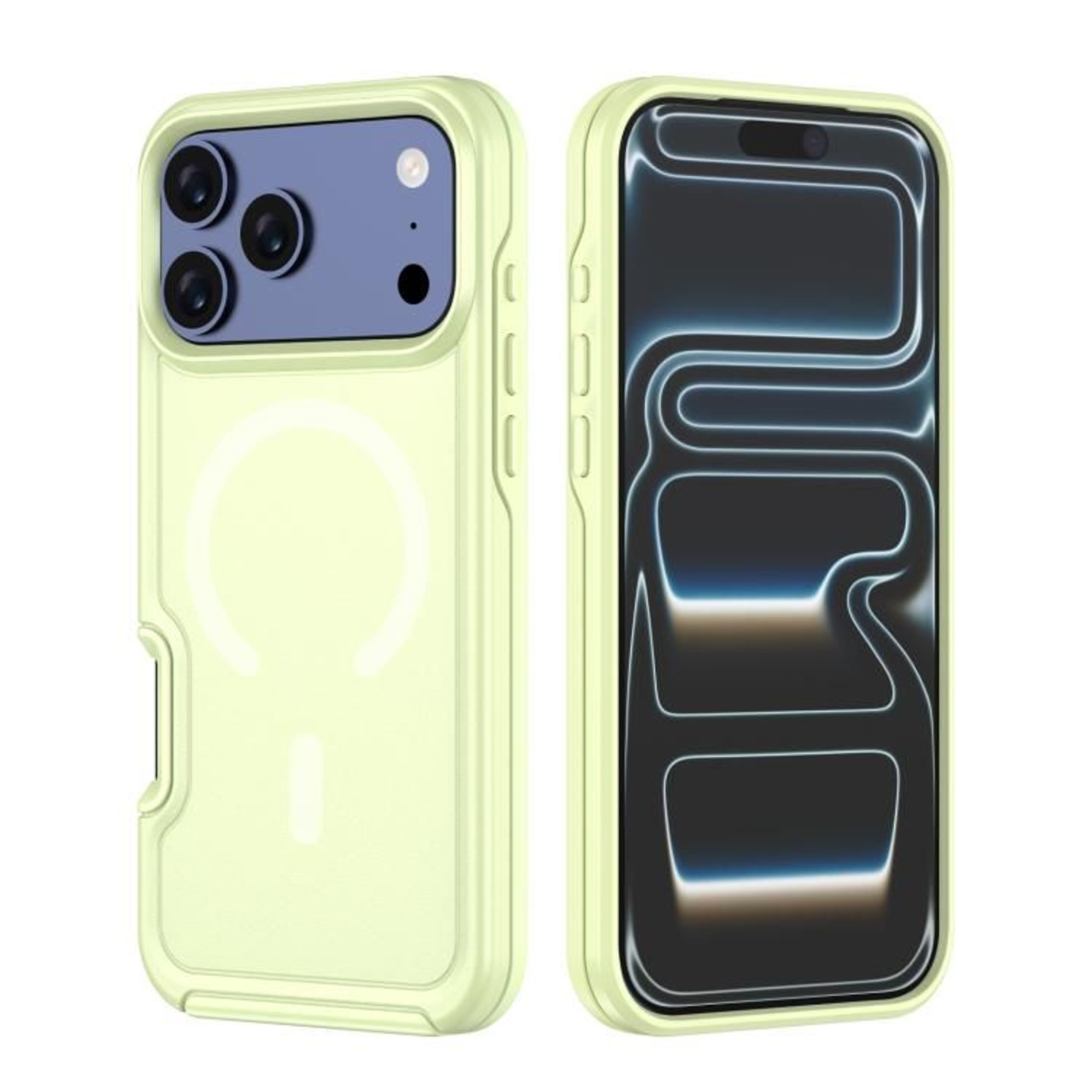 IPhone 18 Pro Max Magnetic Charging PC TPU Protective Phone Case 7