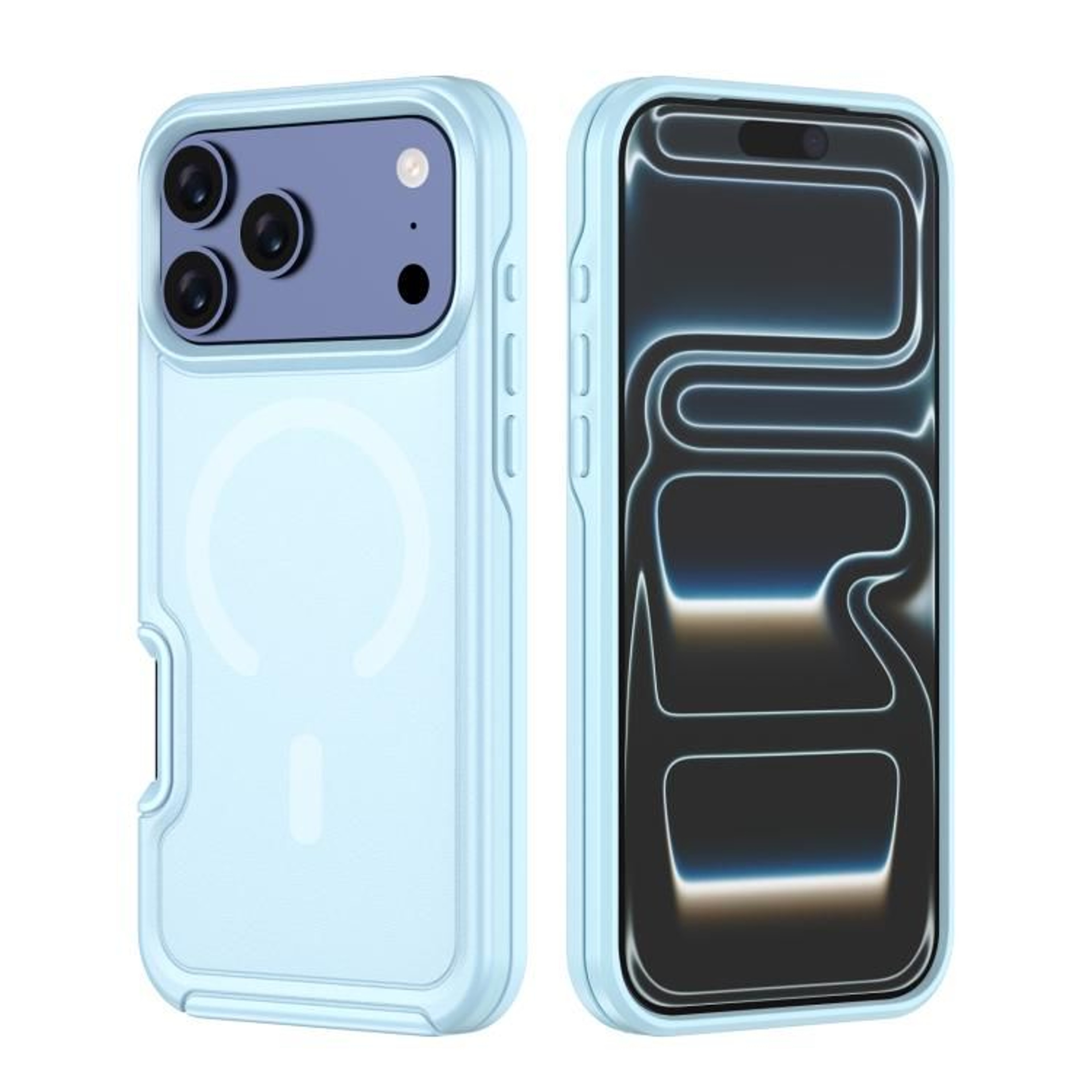 IPhone 18 Pro Max Magnetic Charging PC TPU Protective Phone Case 9