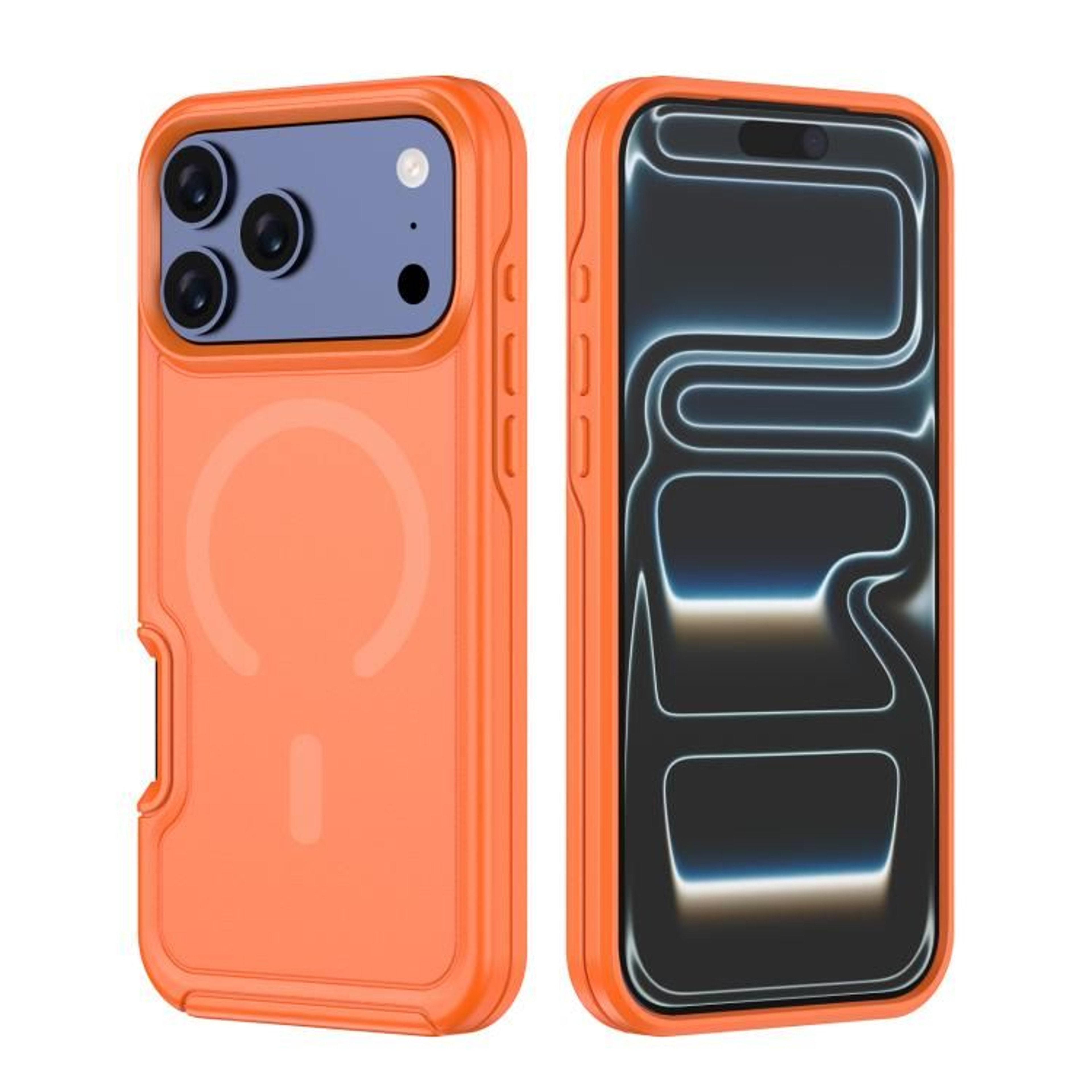 IPhone 18 Pro Max Magnetic Charging PC TPU Protective Phone Case 12