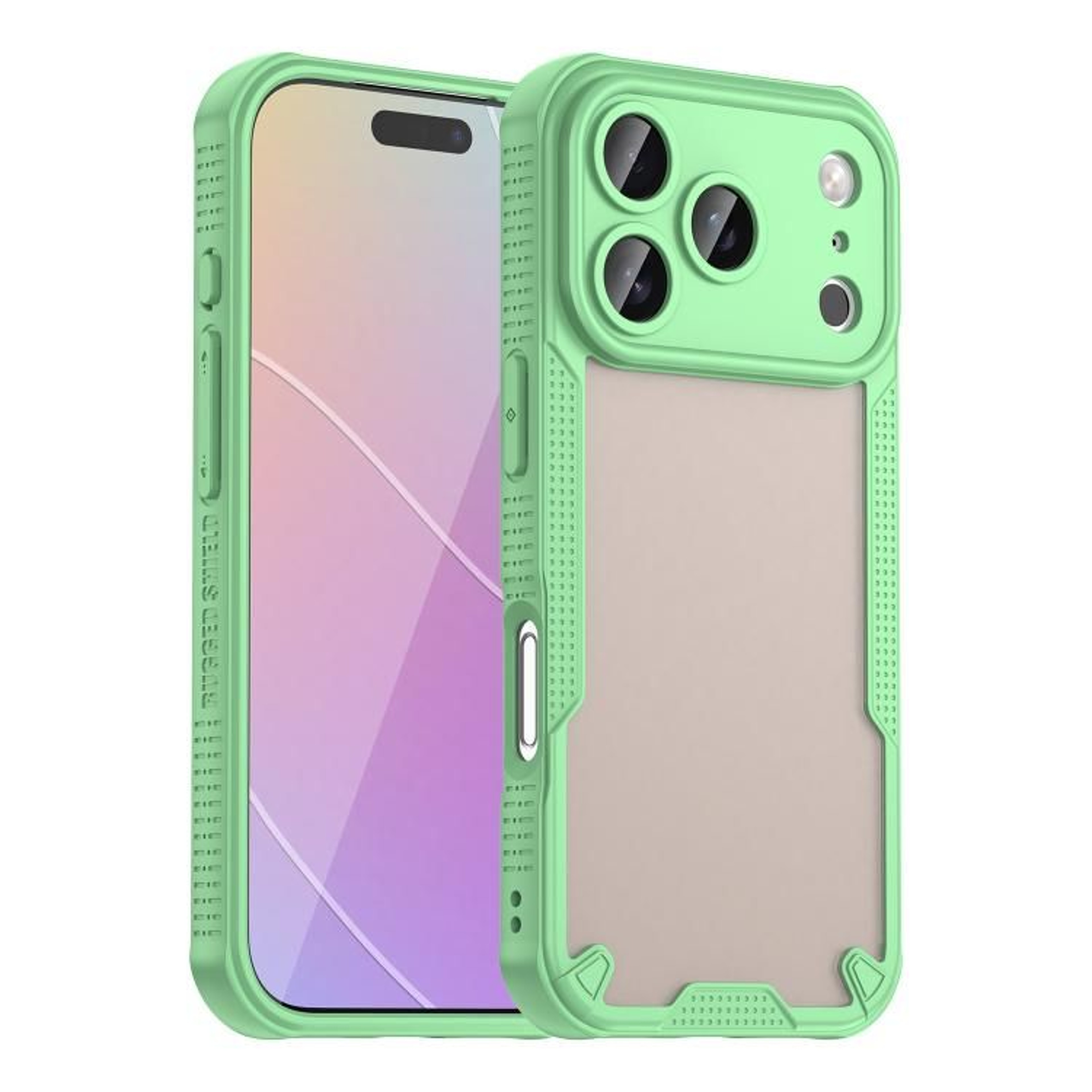 IPhone 18 Pro Hybrid PC TPU Protective Case With 25mm Armor Glaze Design 12