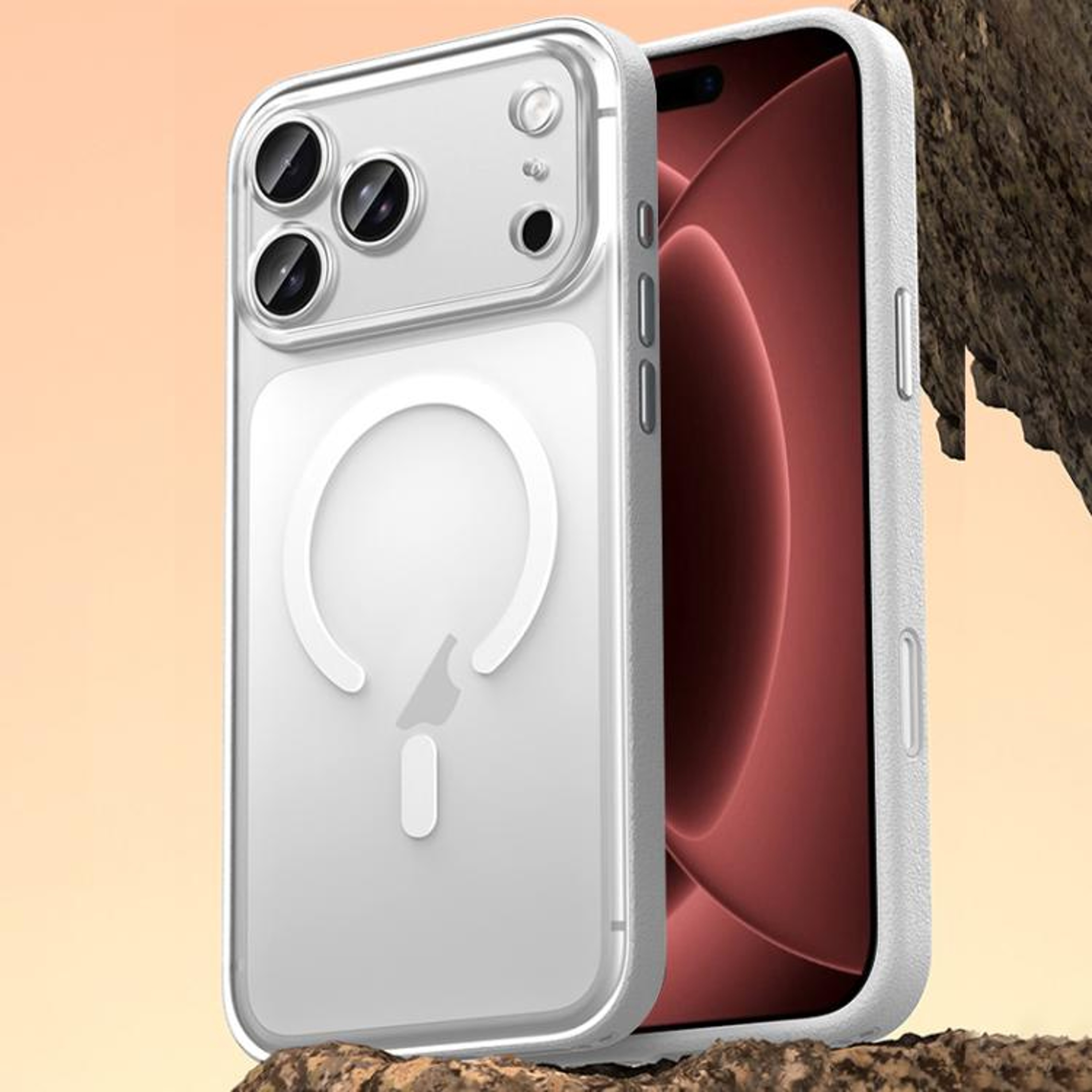 IPhone 18 Pro Max Magnetic LeatherTextured PC TPU Phone Case 13