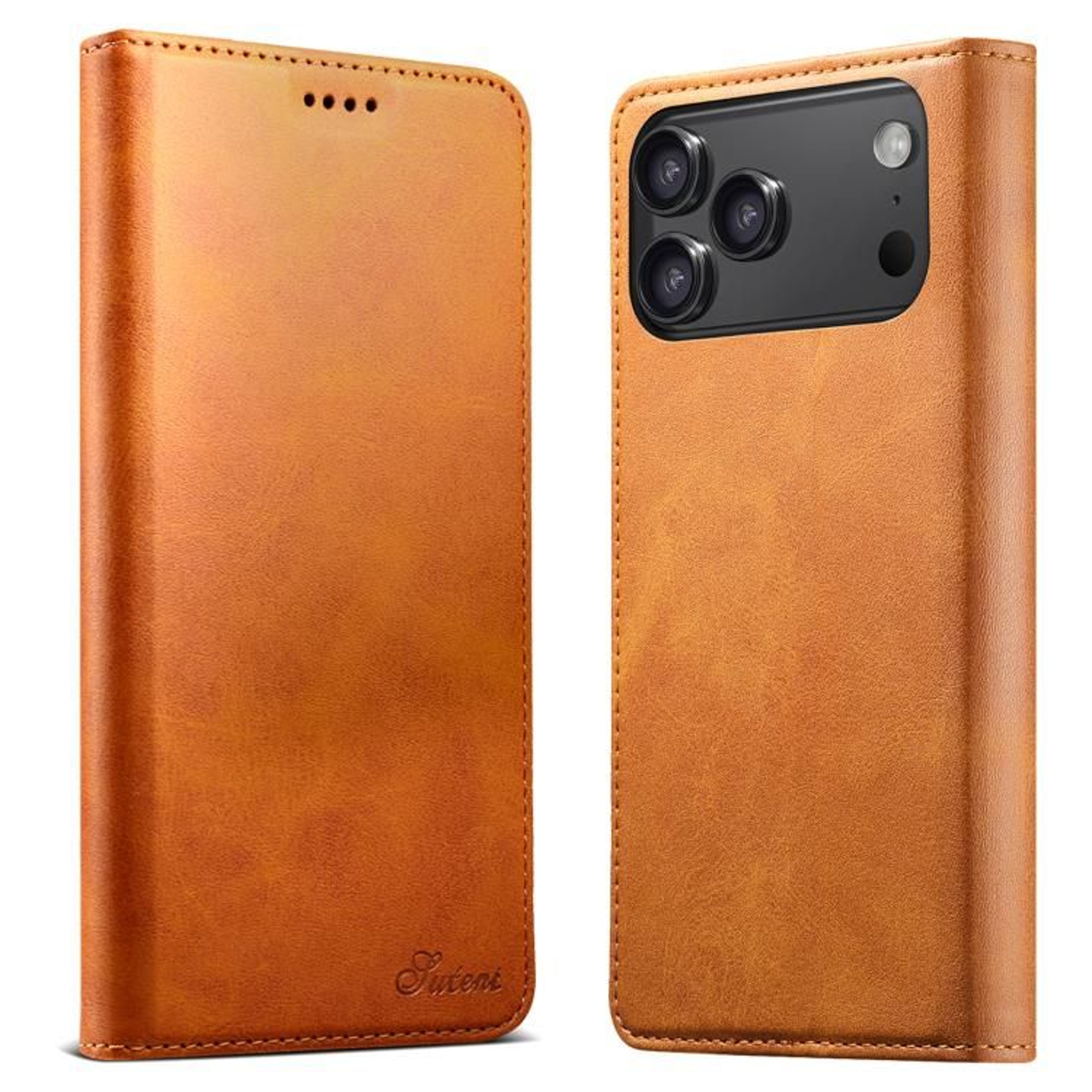 IPhone 18 Pro Max PU Leather Flip Wallet Case With Card Slots And Horizontal Stand 9