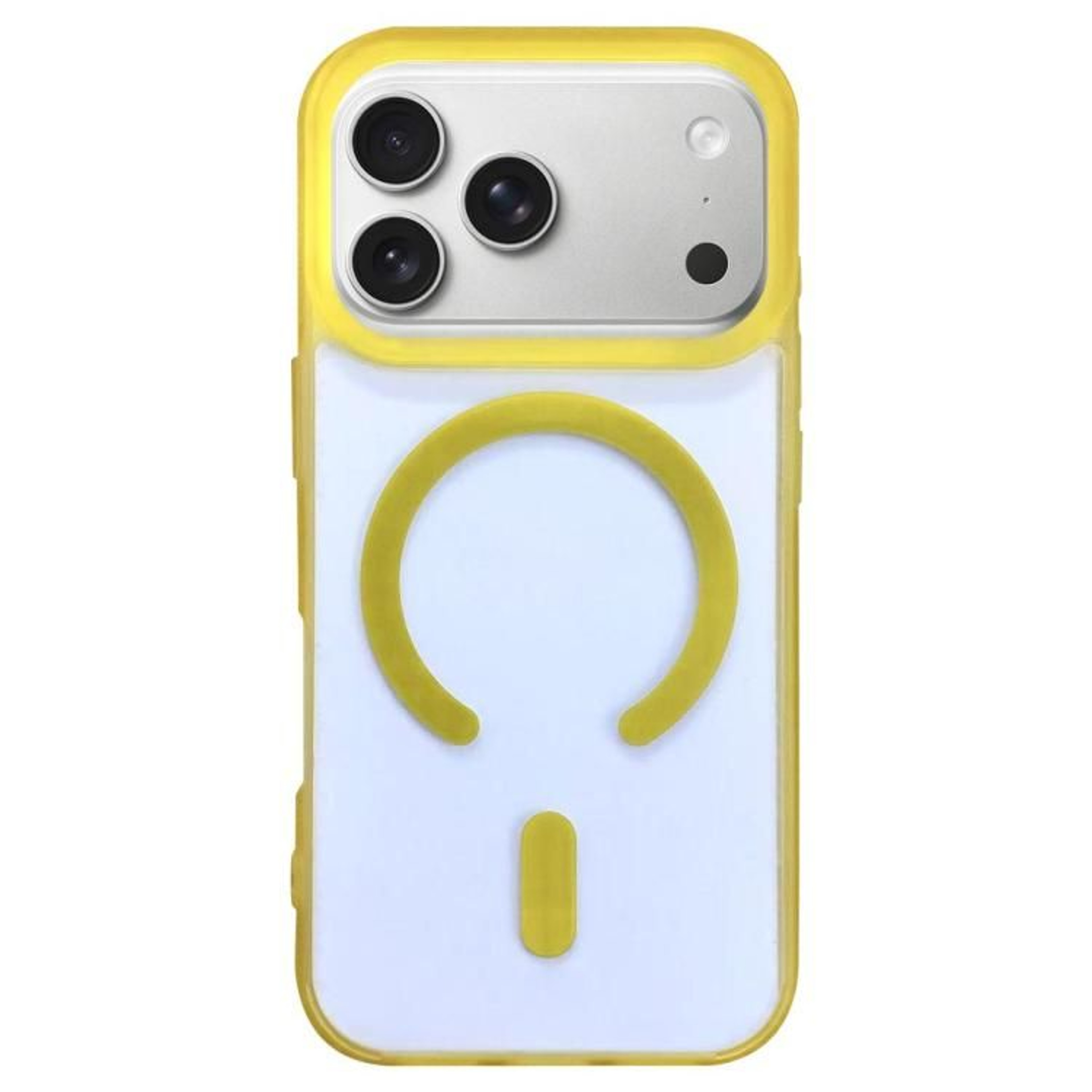 DualSide Frosted Clear Phone Case For 18 Pro Max With Magnetic Charging Compatibility 9