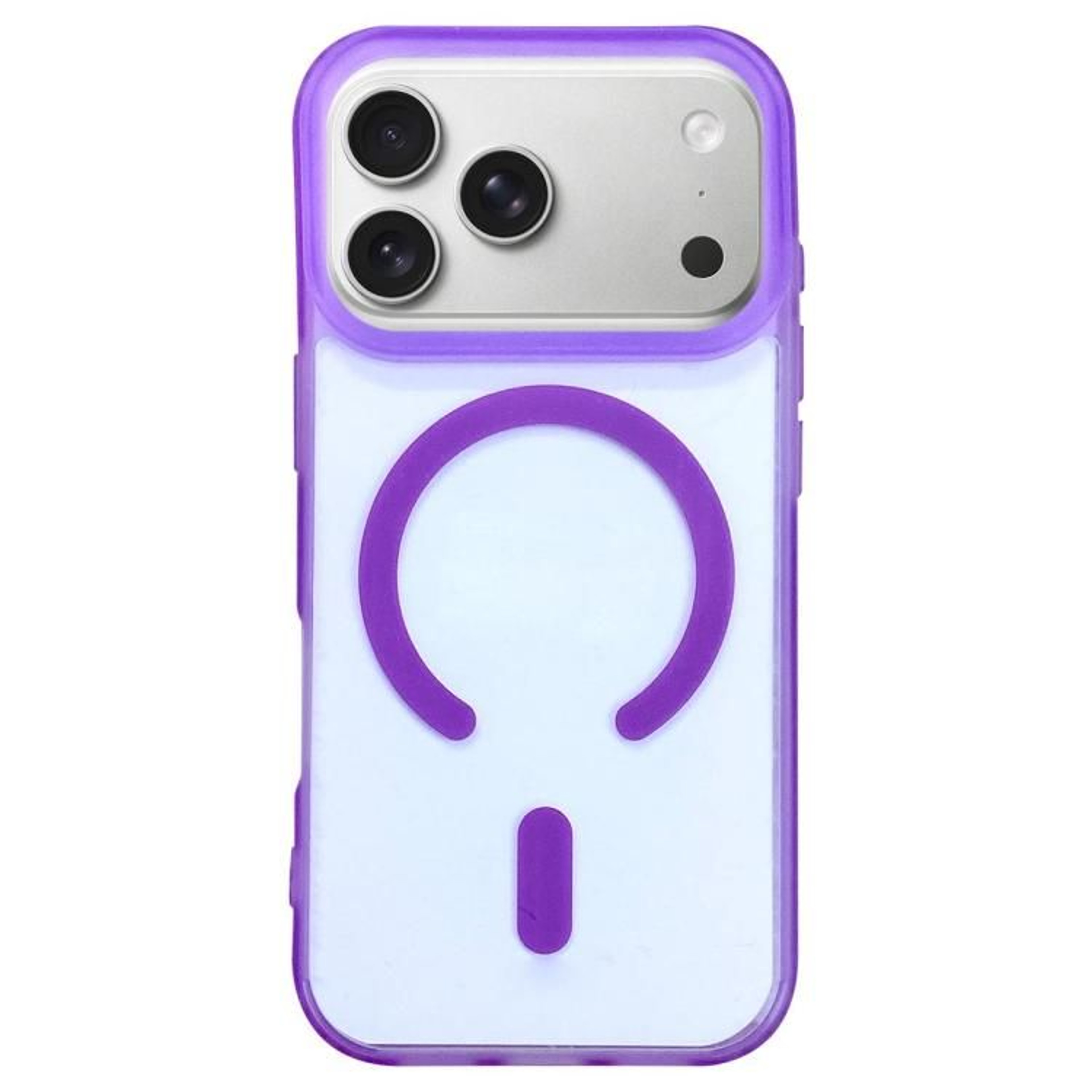 DualSide Frosted Clear Phone Case For 18 Pro Max With Magnetic Charging Compatibility 10
