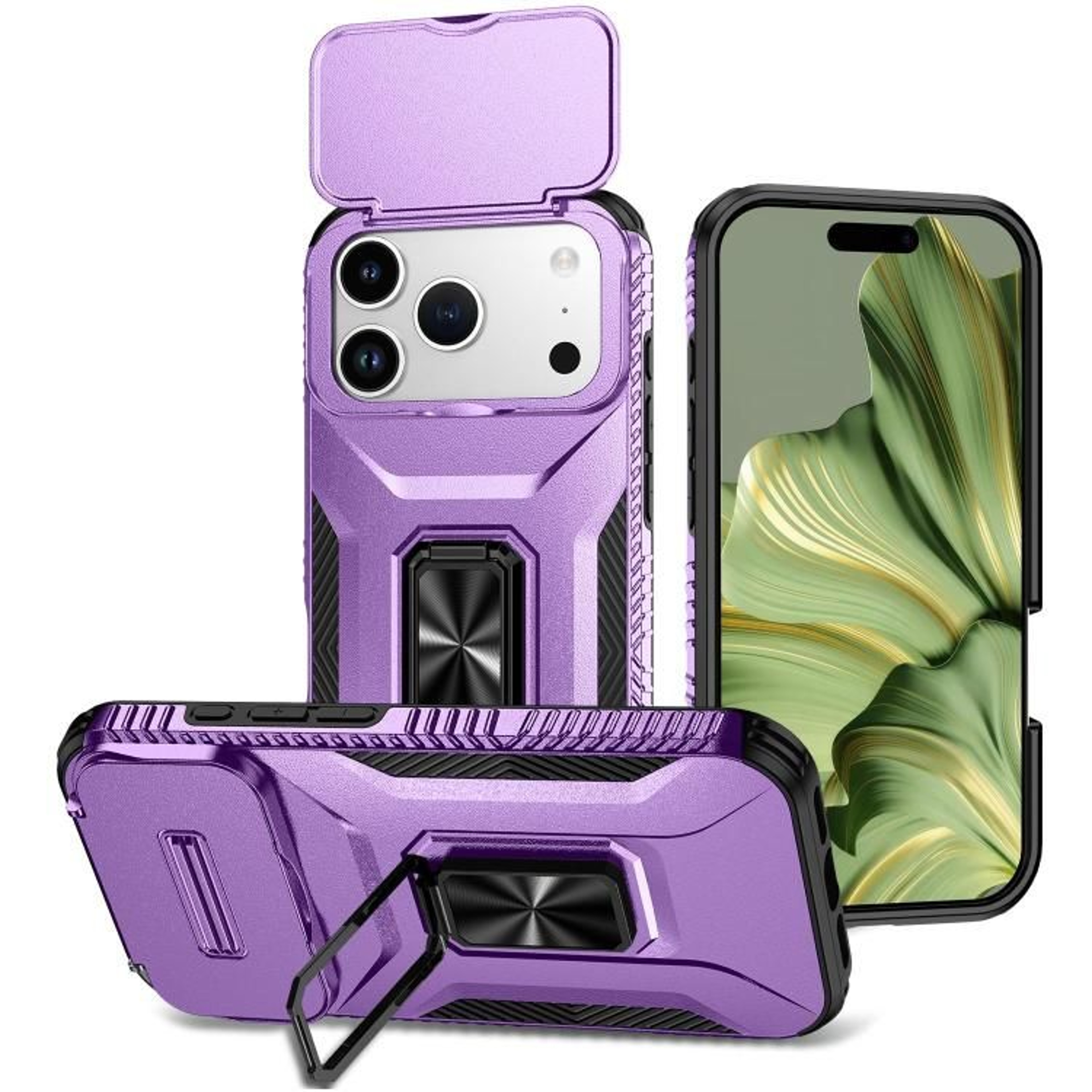 IPhone 18 Pro Max Sliding Camera Cover TPU PC Phone Case 14