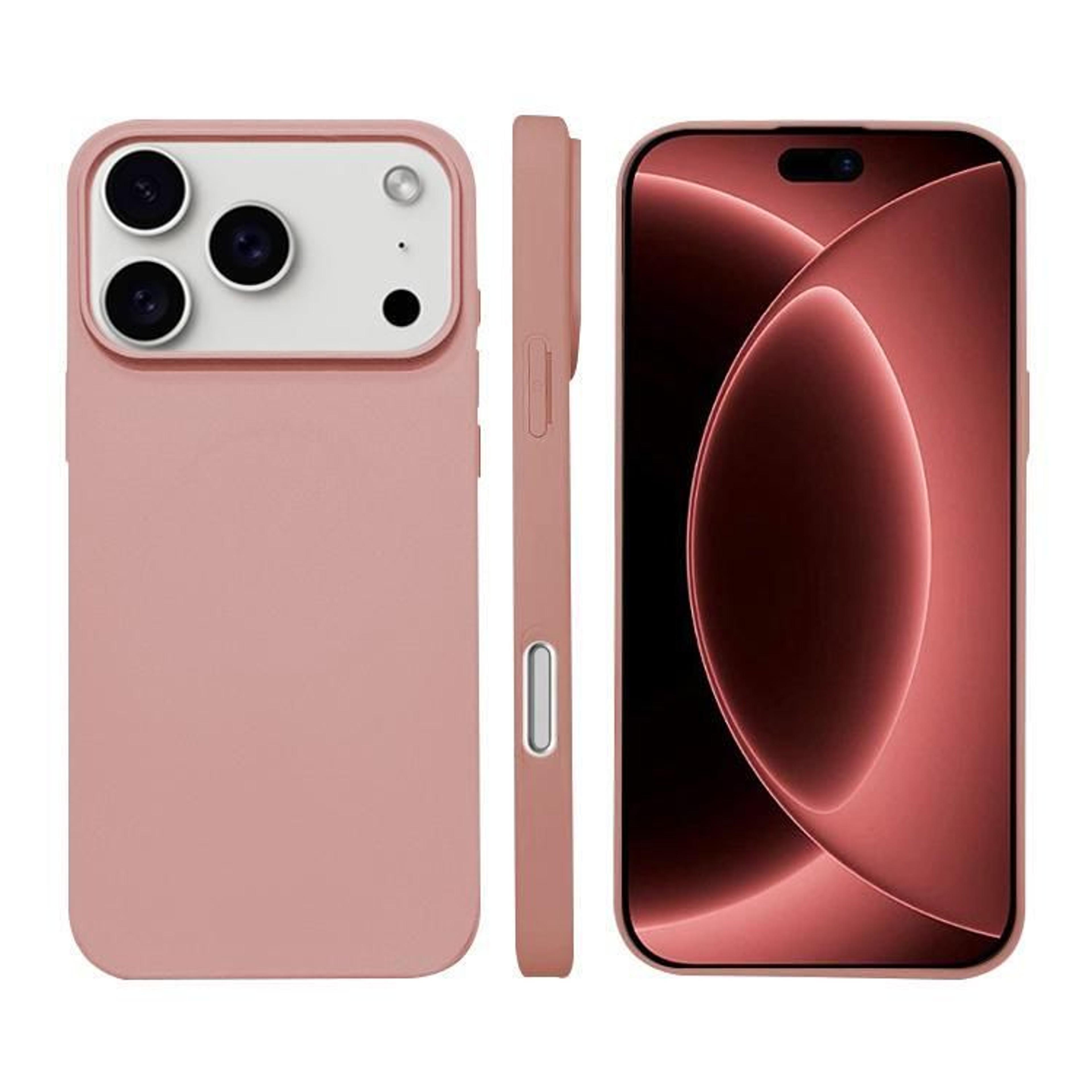 18 Pro Liquid Silicone Magnetic Wireless Charging Phone Case 13