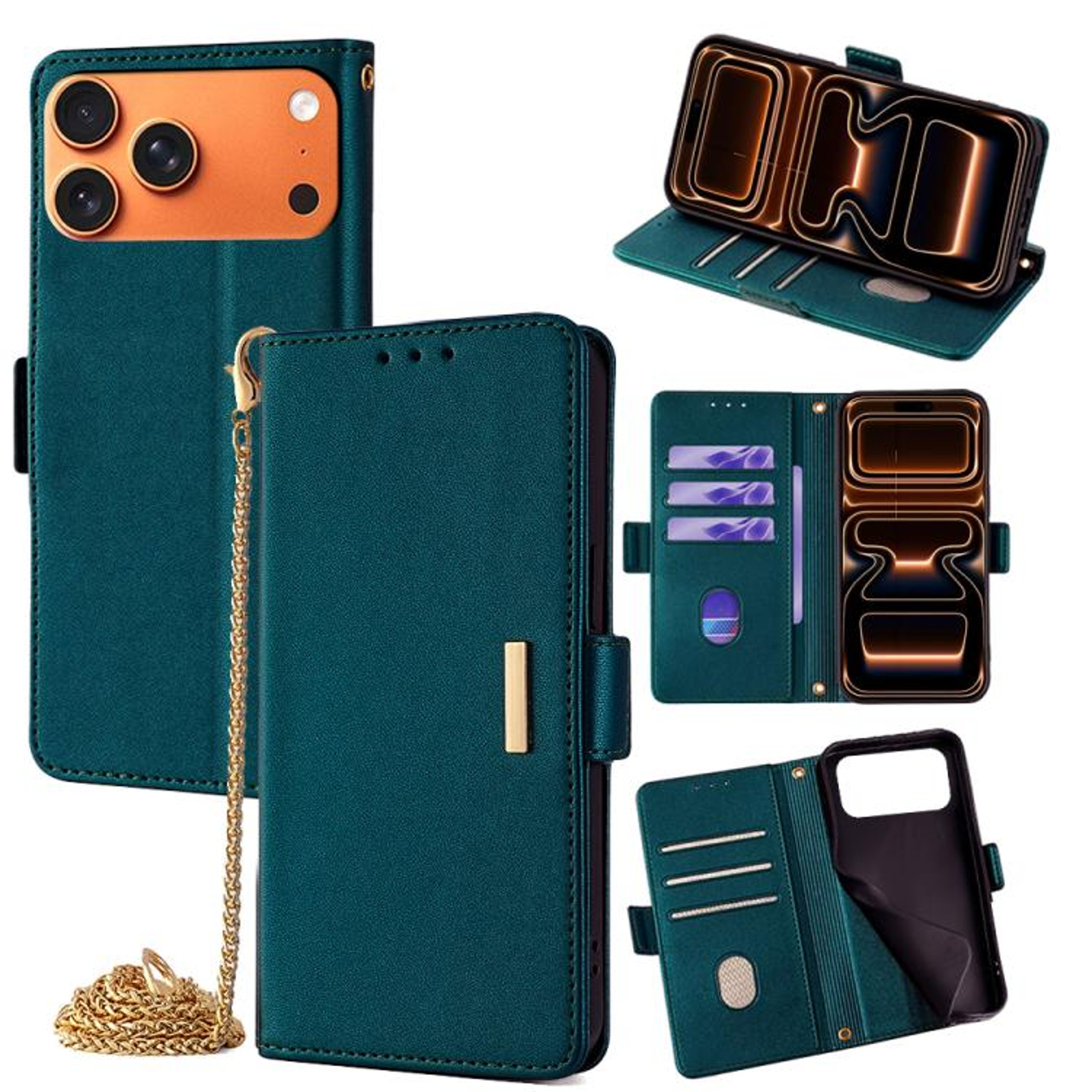 Crossbody Wallet Case For IPhone 18 Pro Max With RFID Blocking 9